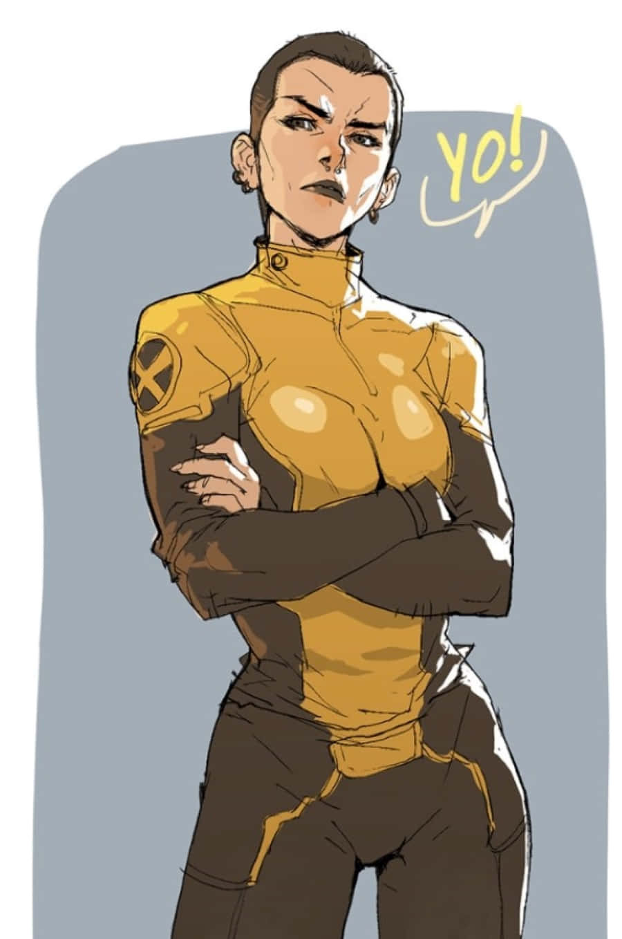 Negasonic Teenage Warhead sa Aksyon Wallpaper