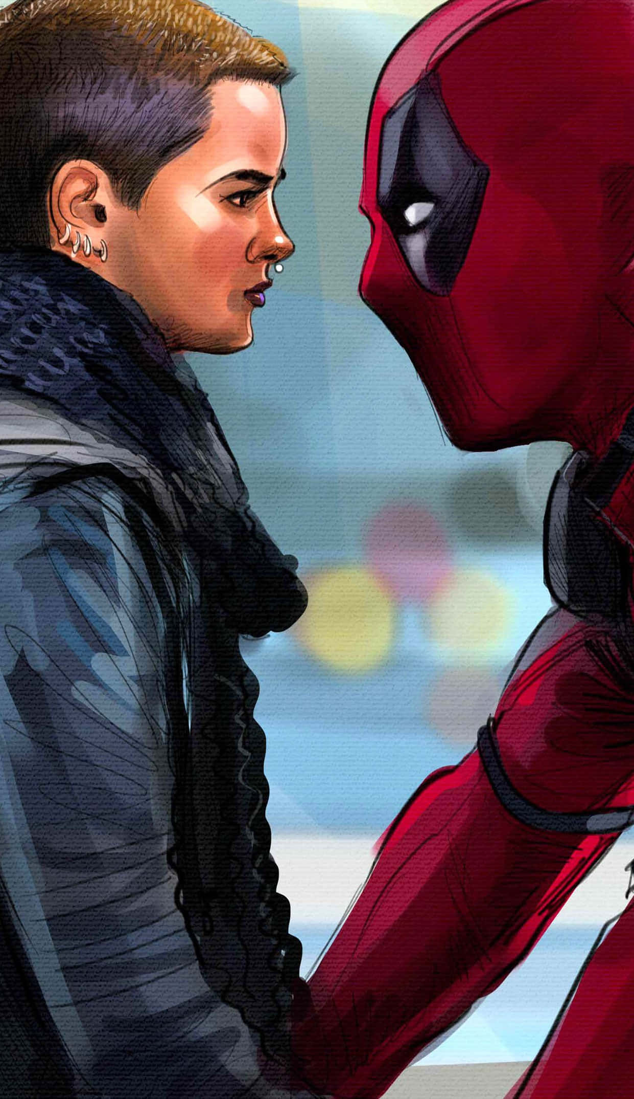 Negasonic Teenage Warhead sa Aksyon Wallpaper