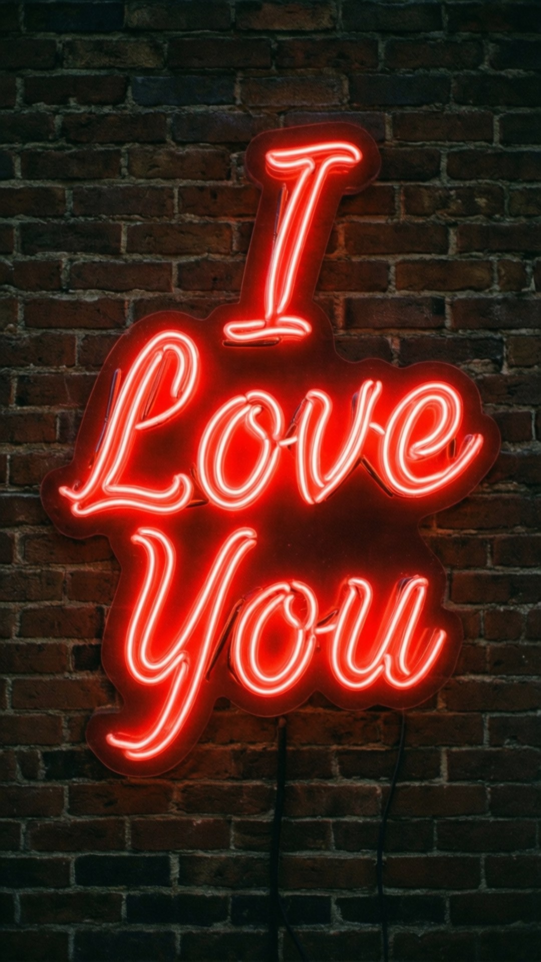 Neon Sign na Nagmamahalan Wallpaper