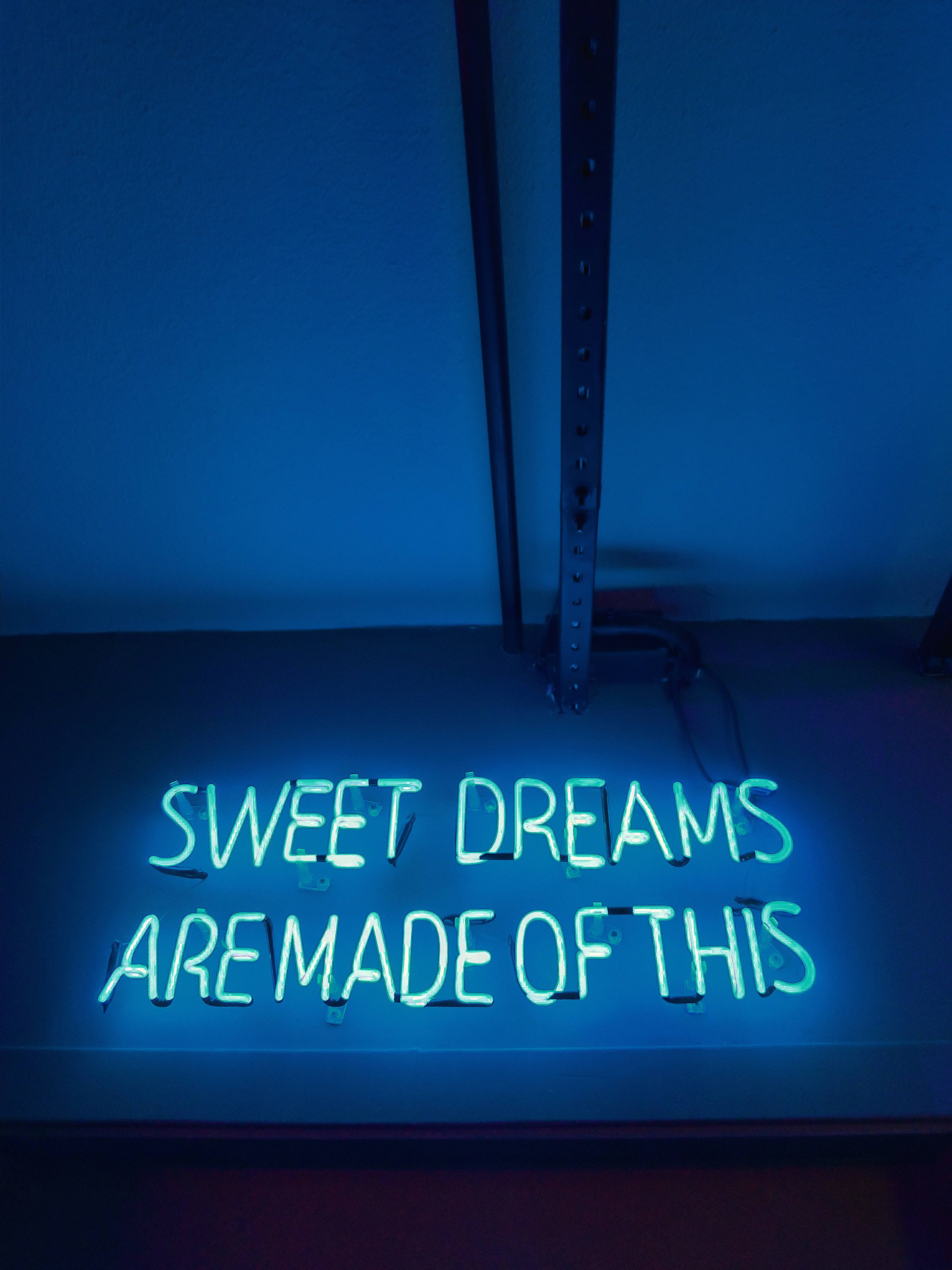 Neon Sign na Sweet Dreams Wallpaper