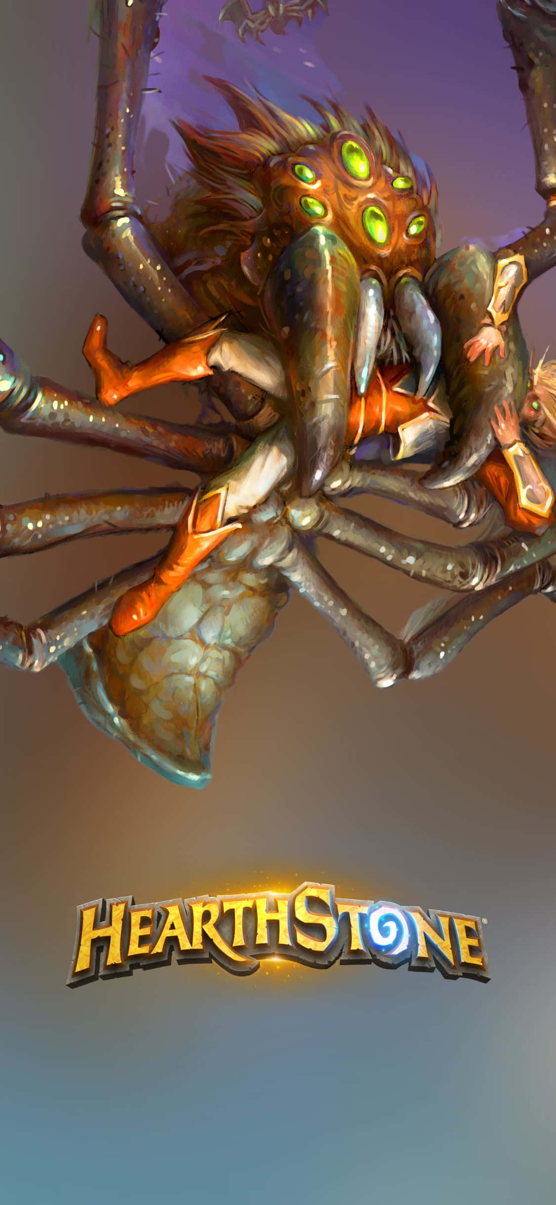 Background ng Nerubian para sa iPhone XS Hearthstone Wallpaper