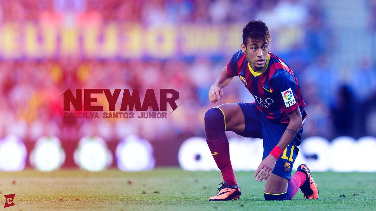 Neymar da Silva: Isang Mundong-Klaseng Manlalaro ng Futbol Wallpaper