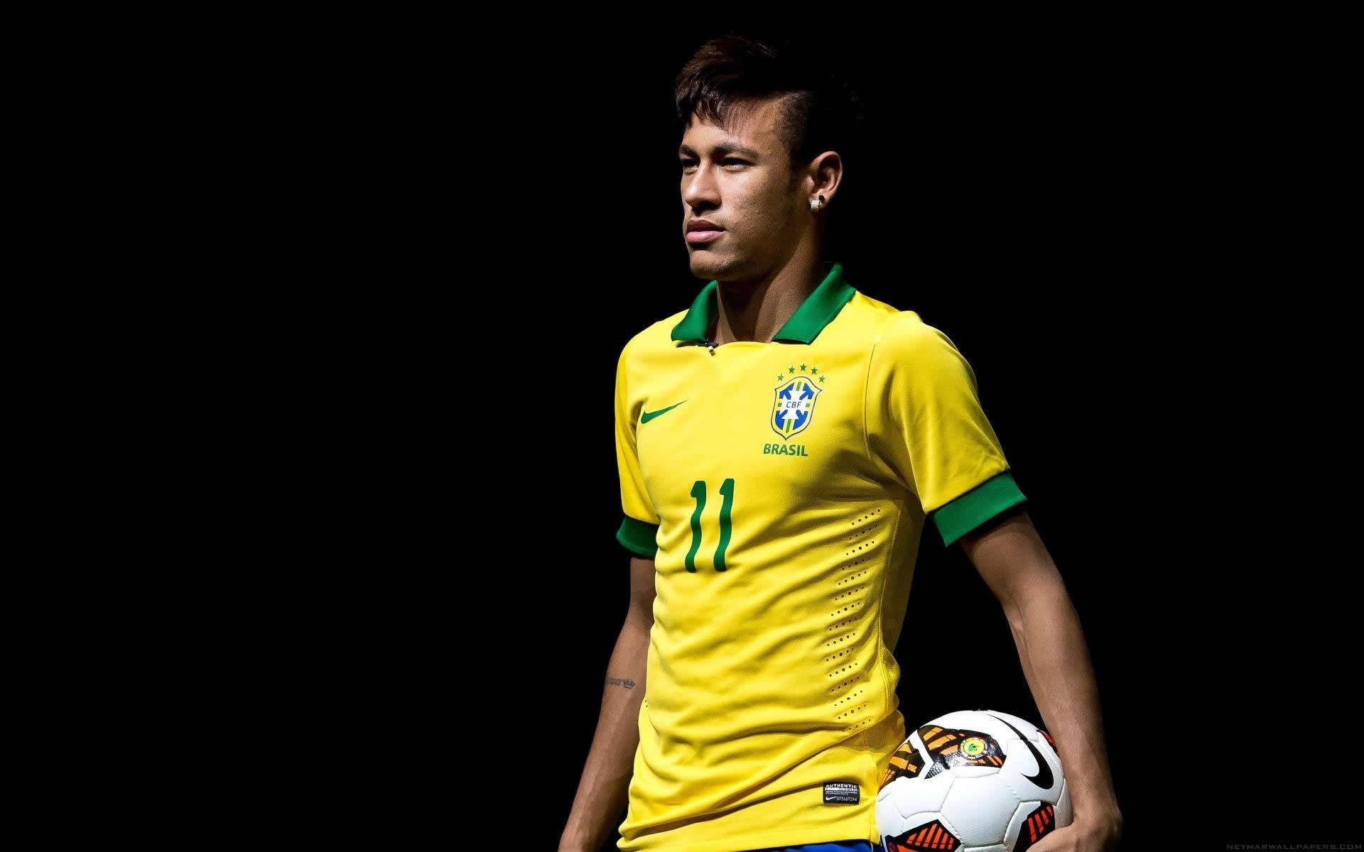 Neymar Jr., Sensasyong Brazilian Football Wallpaper
