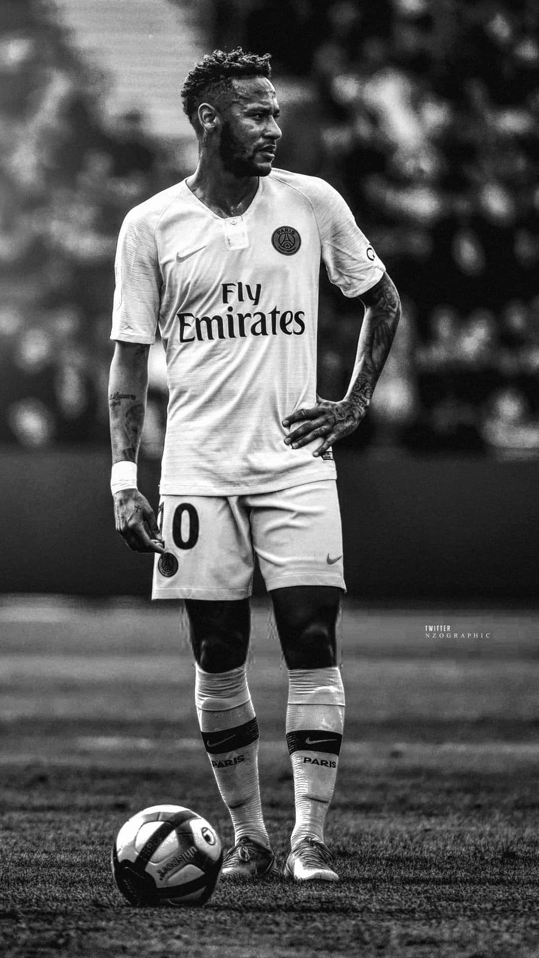 Neymar Kamay sa Baywang iPhone Wallpaper