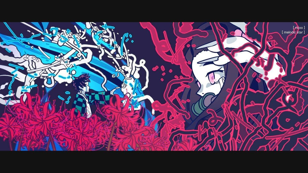 Nezuko at Tanjiro, Demon Slayer Wallpaper