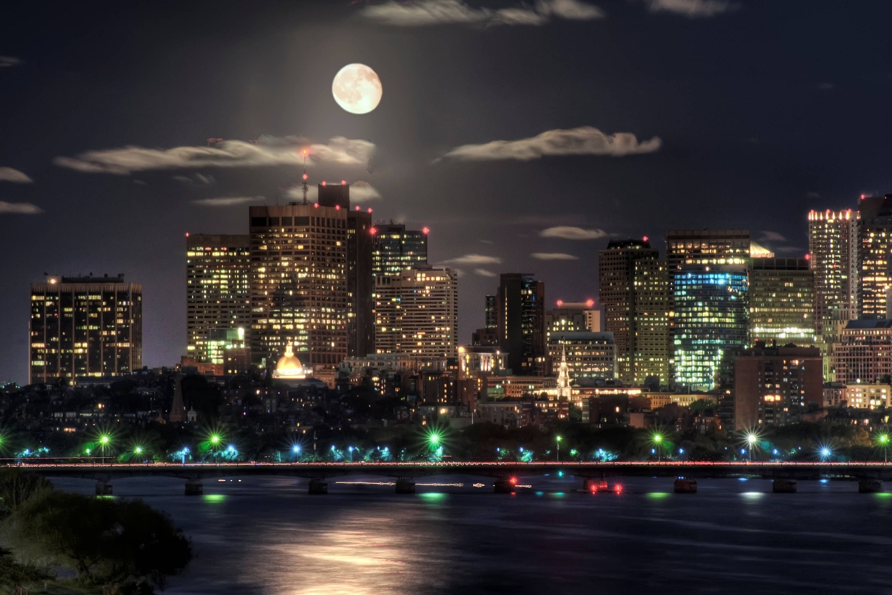 Night at the City Wallpaper