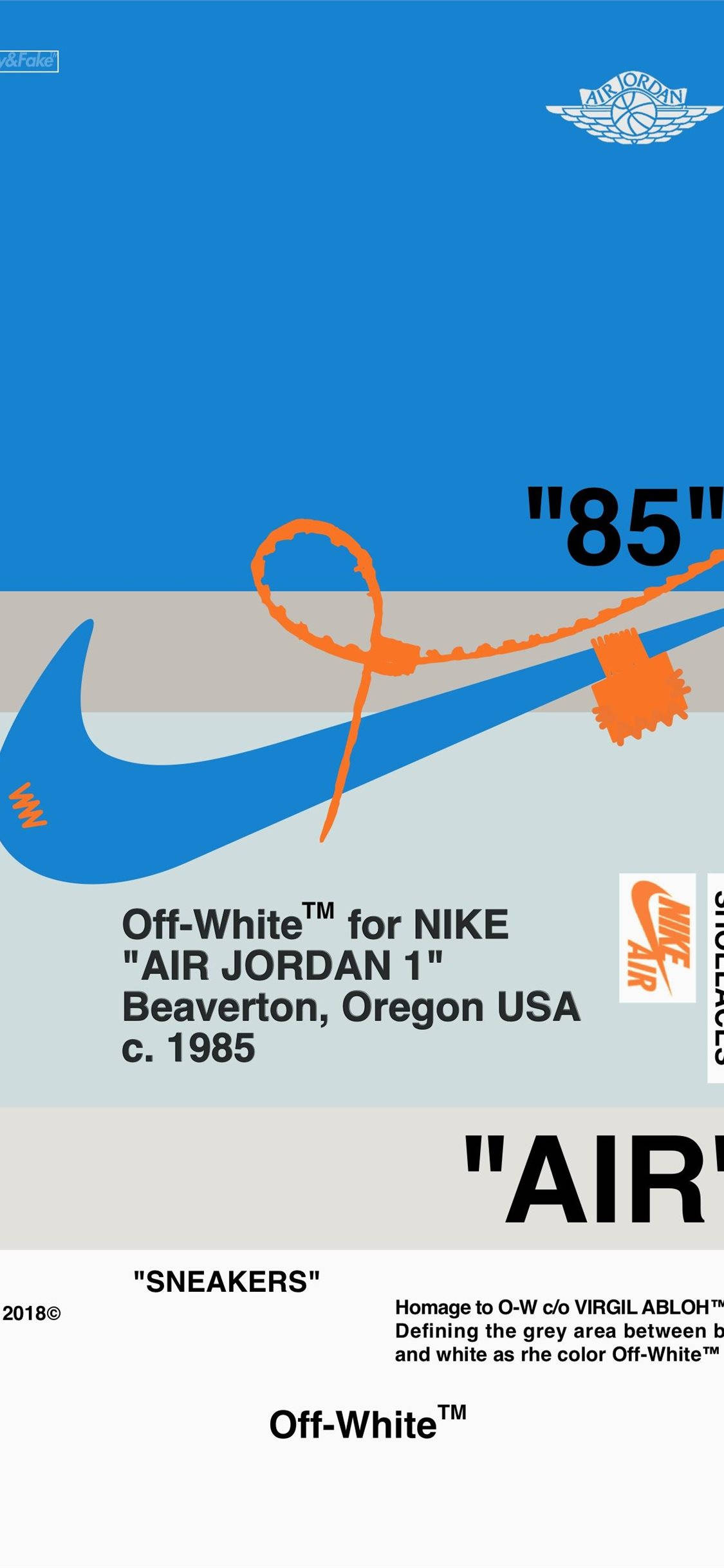 Nike iPhone Airplane Ticket Wallpaper
