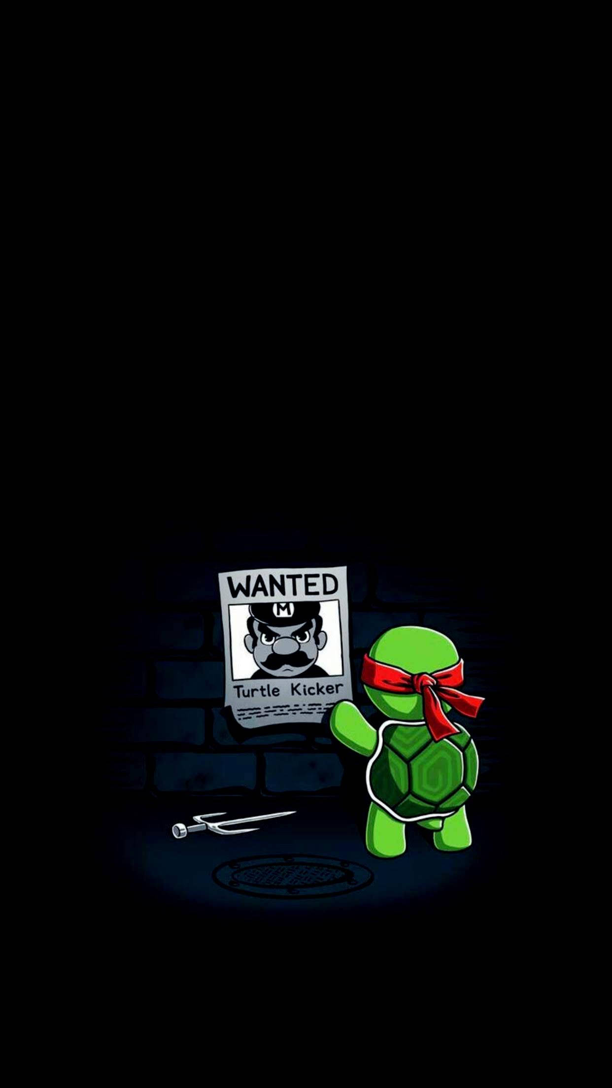 Ninja Cute Turtle Kicker na Wanted Wallpaper