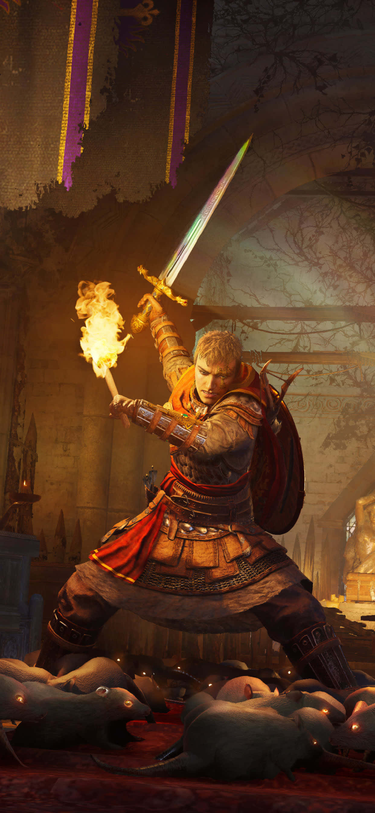 Norse Viking iPhone Xs Max Assassin's Creed Valhalla Background Wallpaper