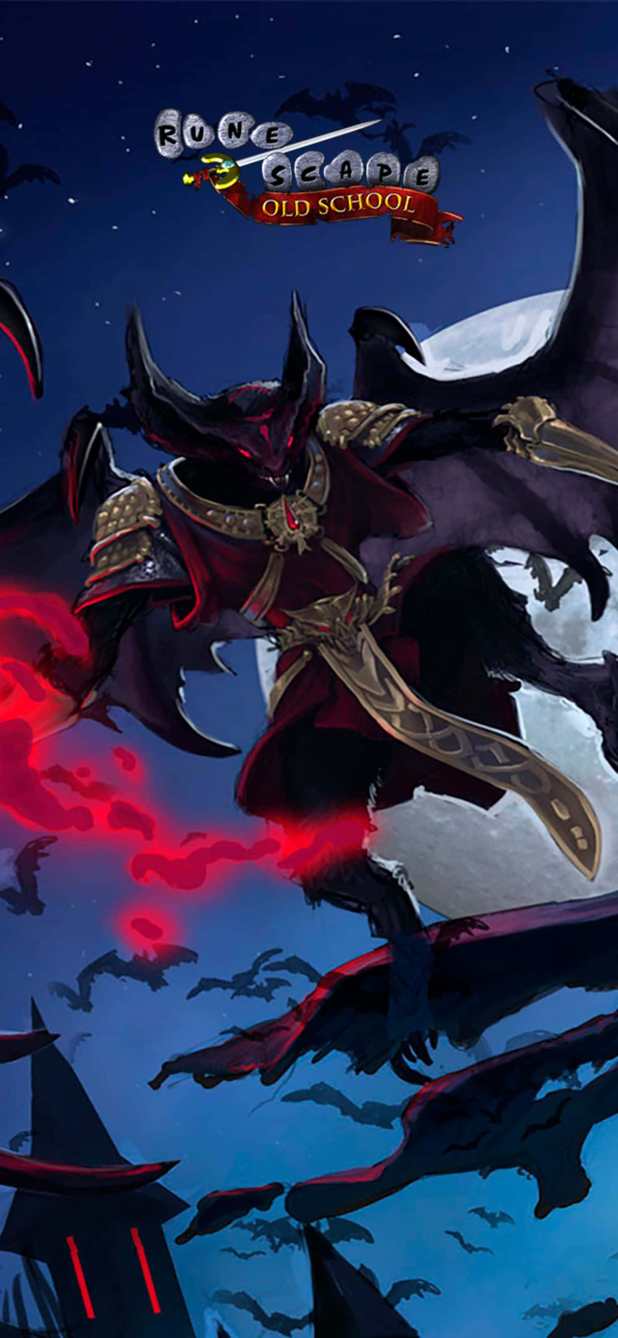 Nostalgic gaming experience sa iPhone XS Max Oldschool Runescape Background. Wallpaper