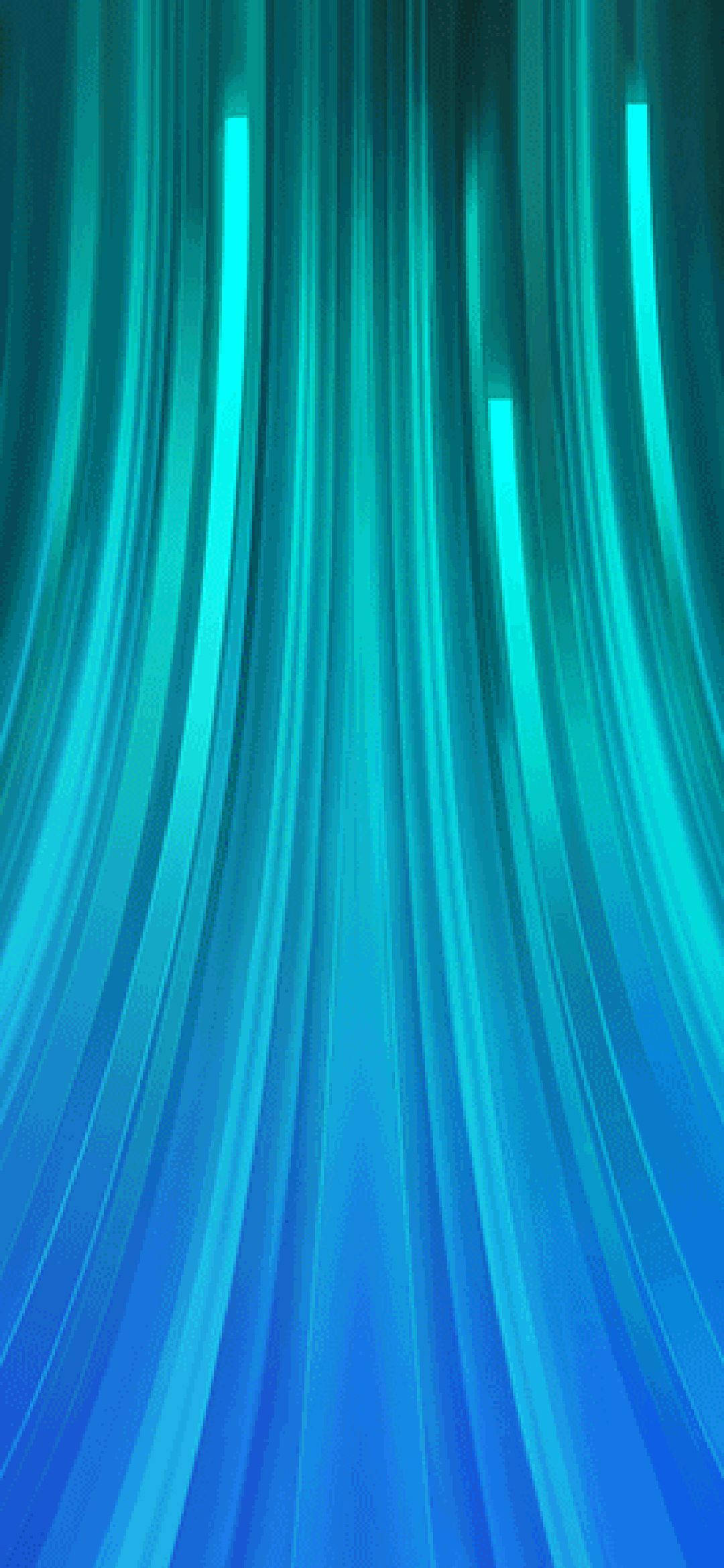 Note 8 Green And Blue Lines Wallpaper