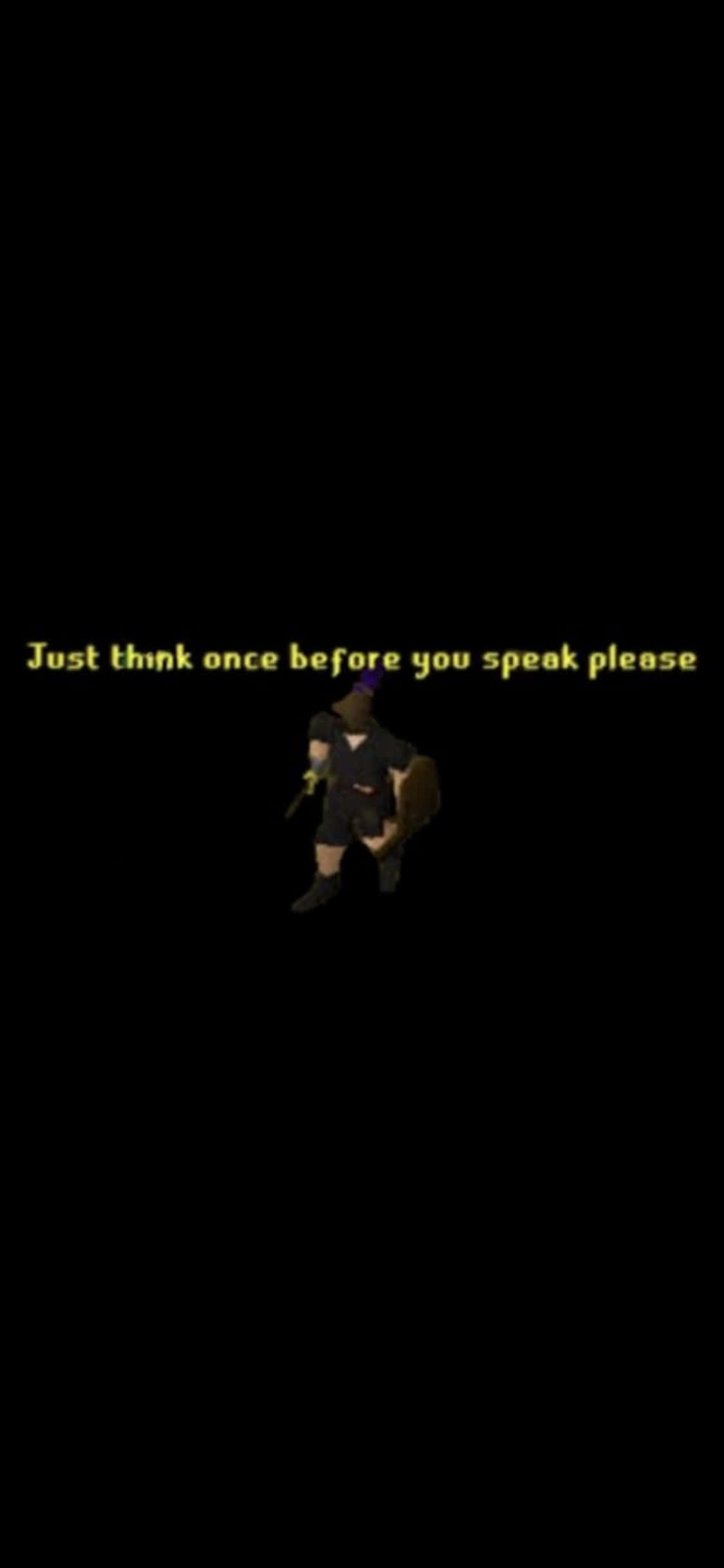NPC In iPhone X Runescape Oldschool Background Wallpaper