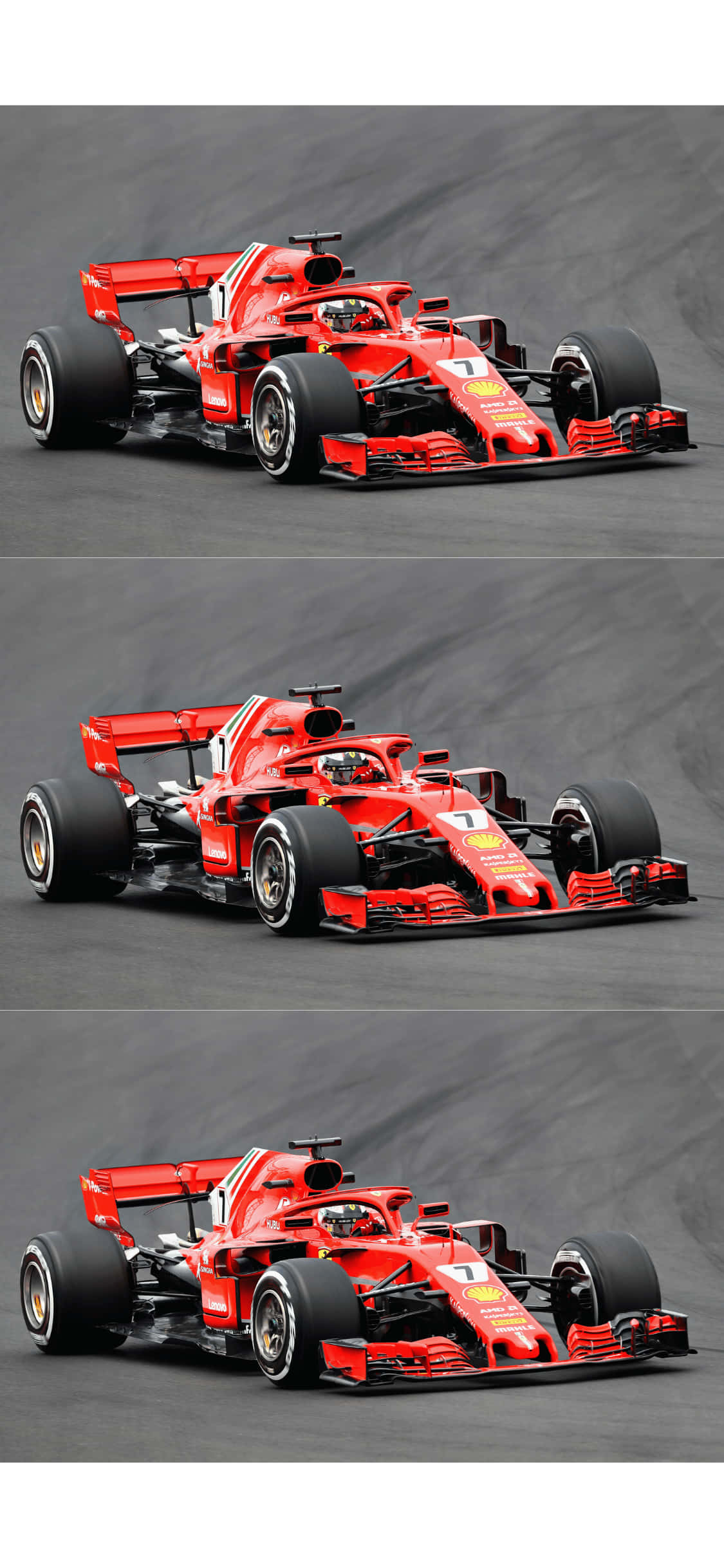 Number Seven Collage iPhone Xs F1 2018 Background Wallpaper