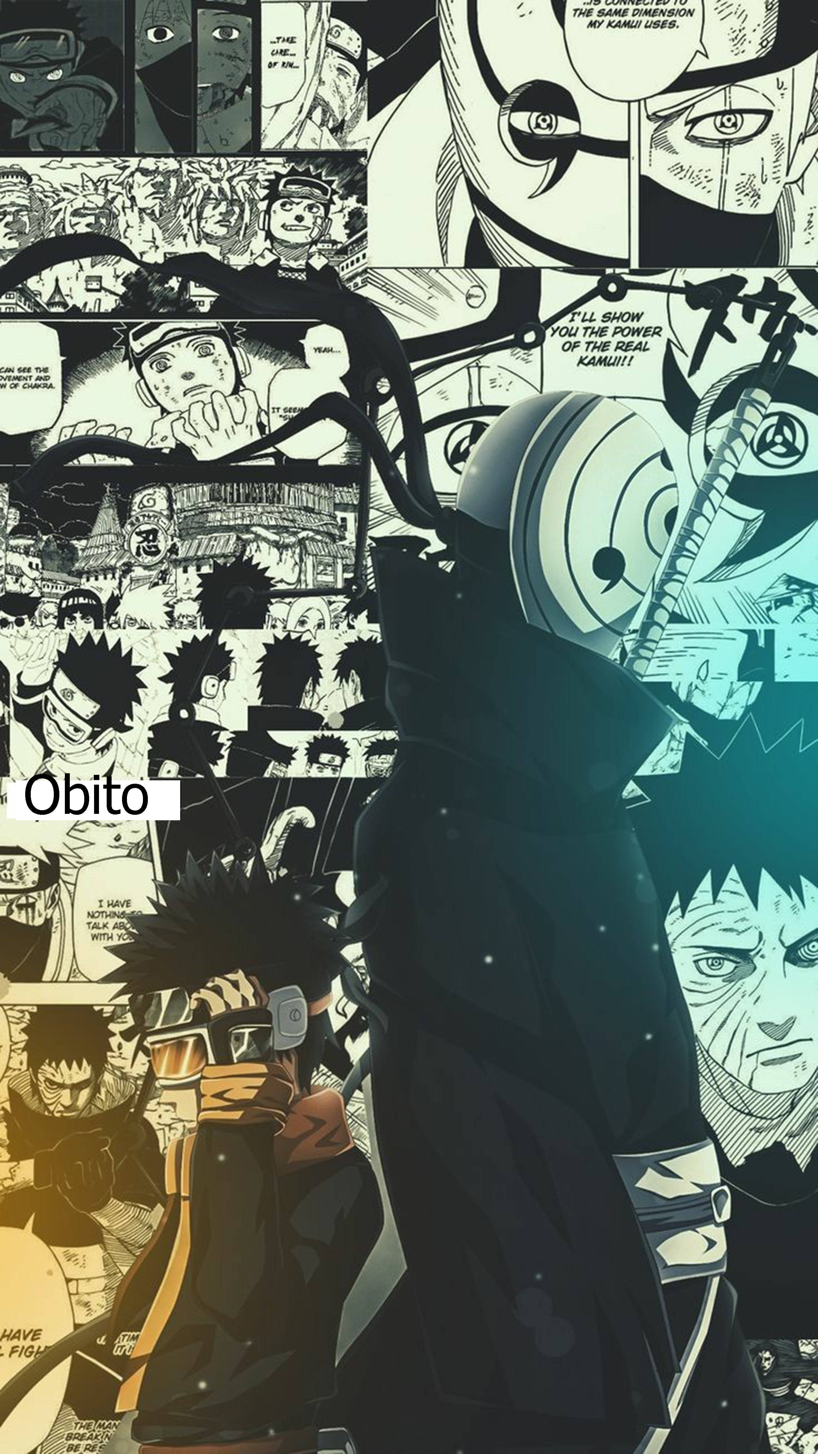 Obito Uchiha Manga 4K Wallpaper