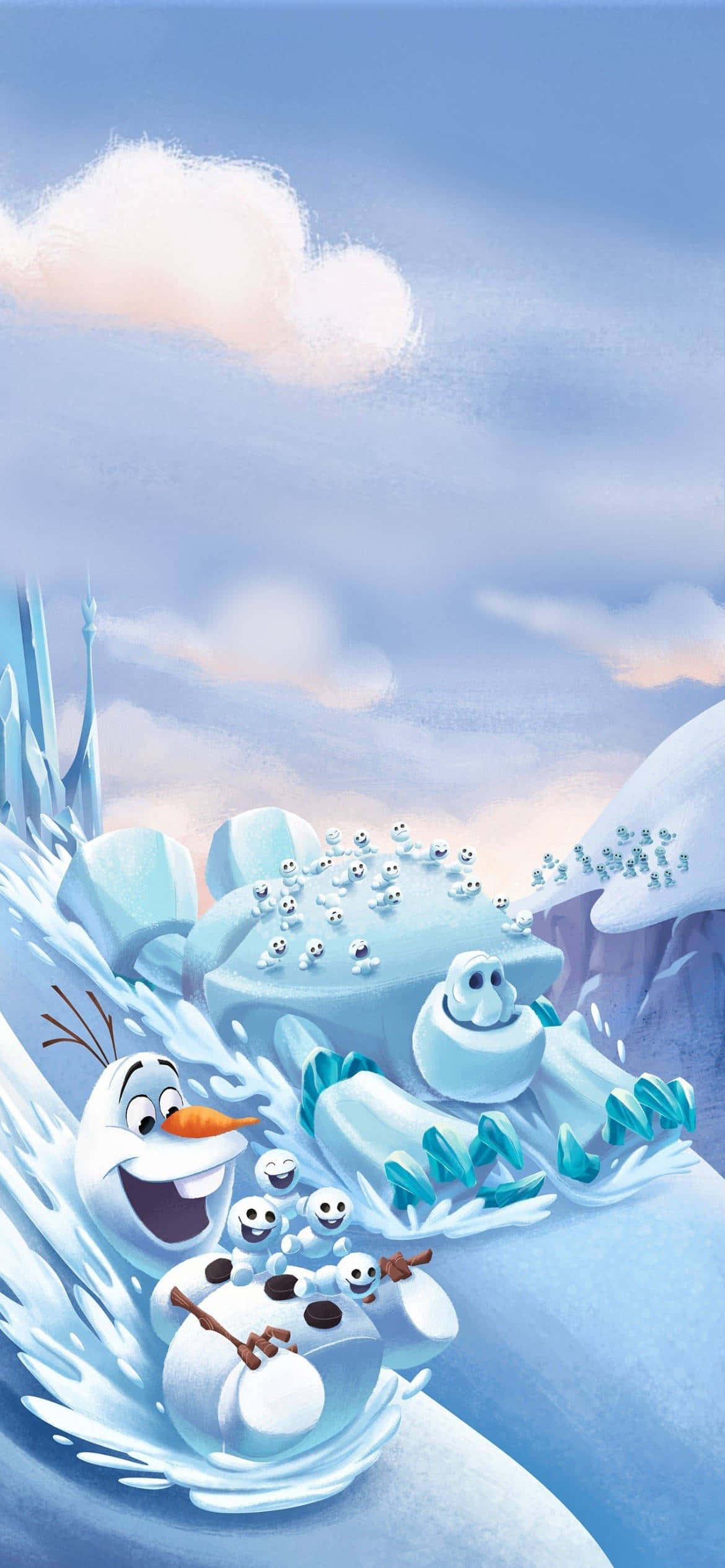 Olaf, everyone's favorite snowman Wallpaper