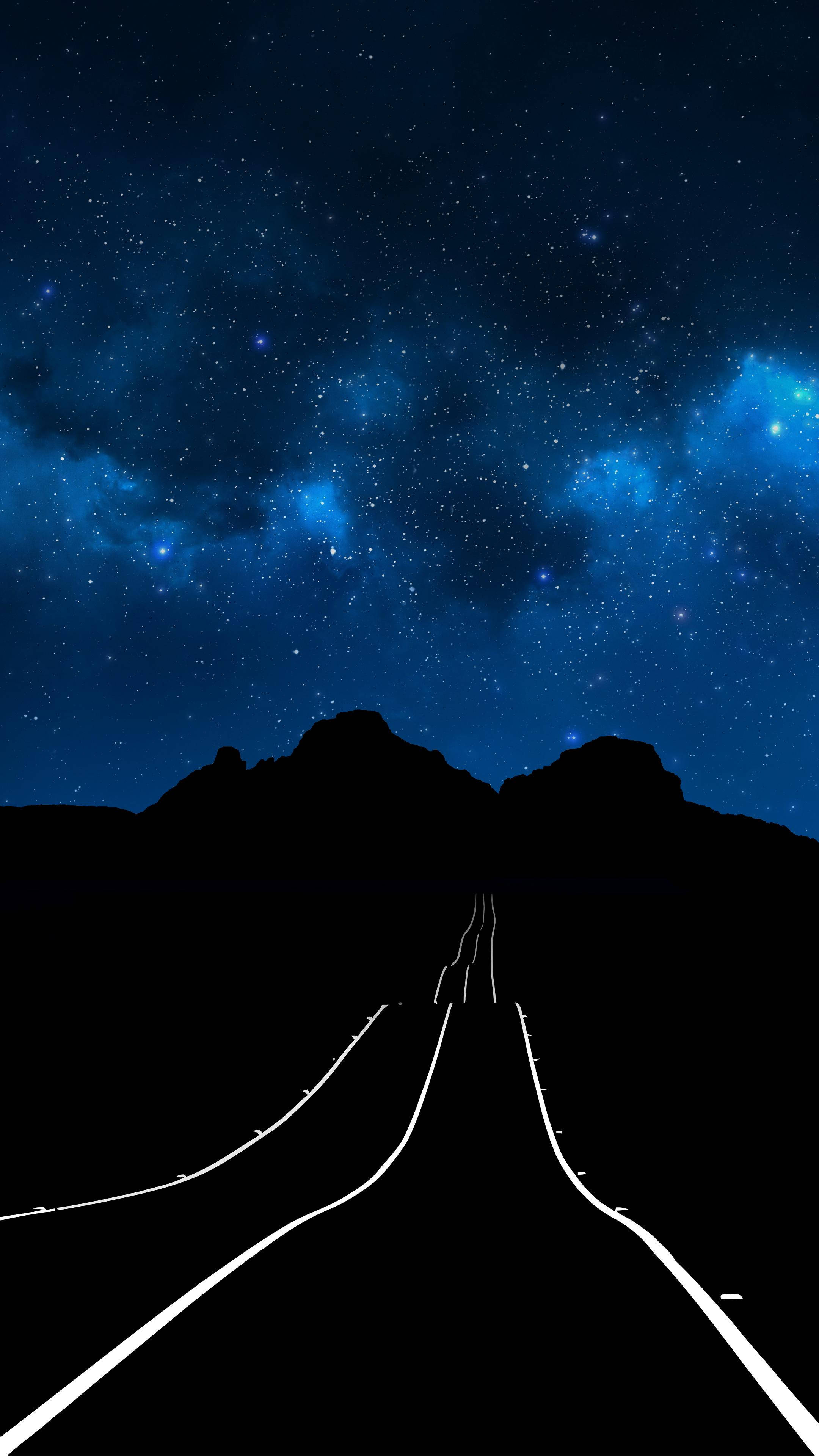 OLED Gabi na Pagmamaneho Wallpaper