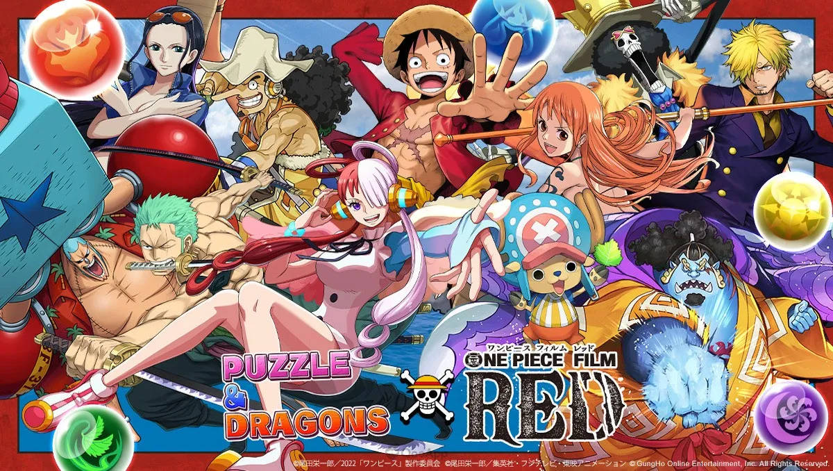 One Piece Film Red Puzzle at Dragons Crossover Wallpaper