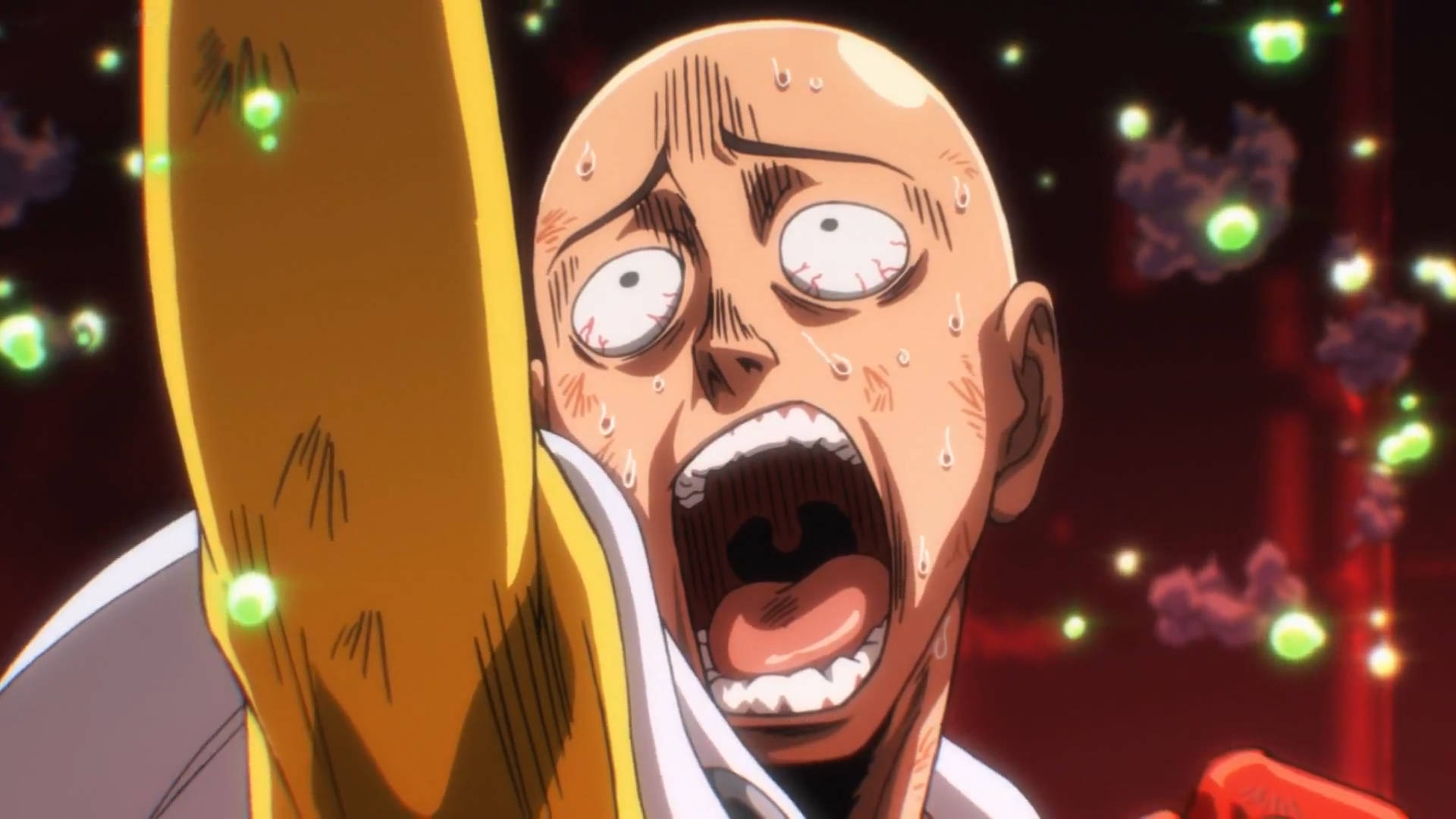 One Punch Man Saitama Nakakatawang Anime Wallpaper