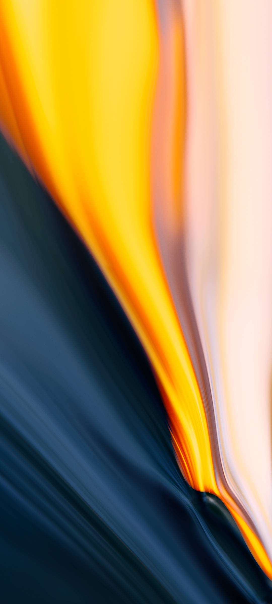 OnePlus Blue, Yellow, Cream Wallpaper