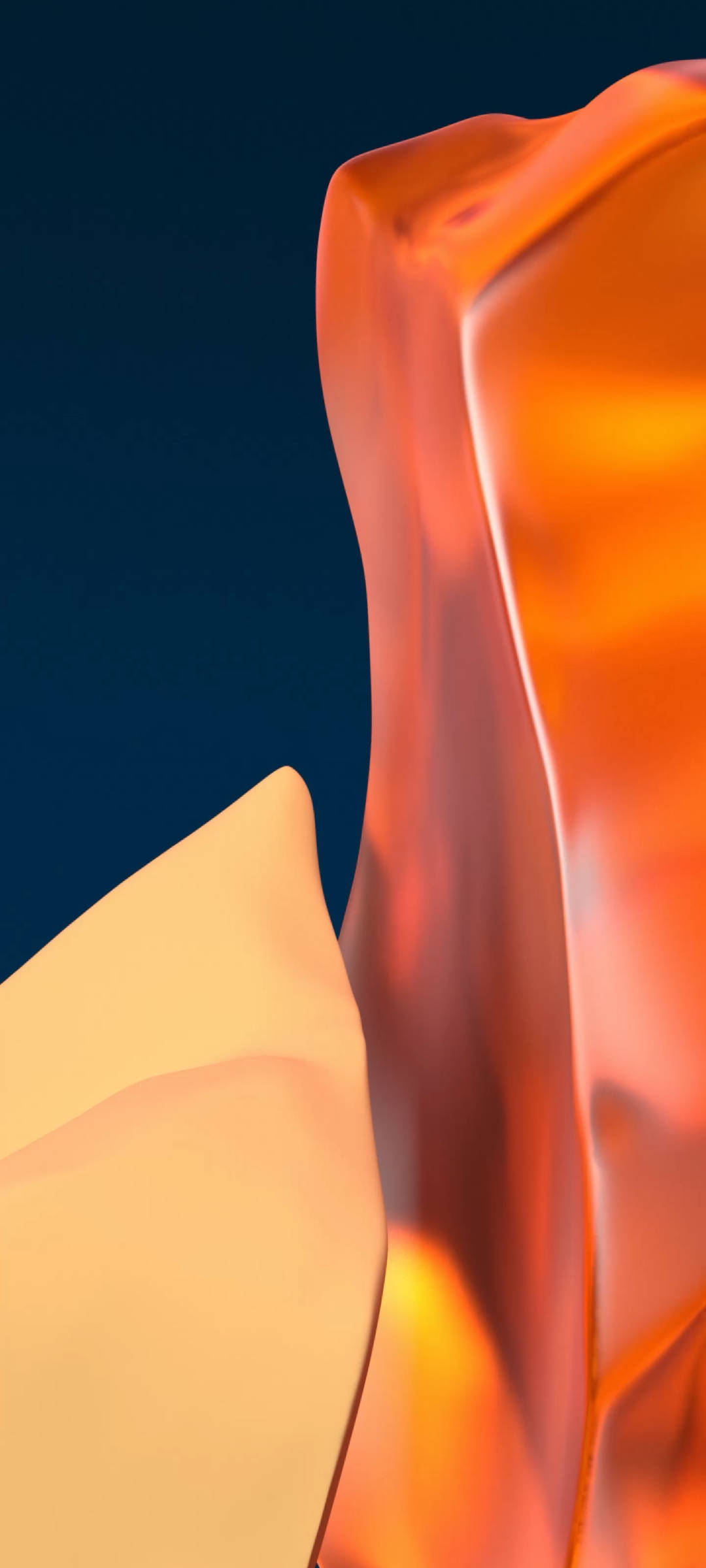OnePlus Orange Crystal Wallpaper