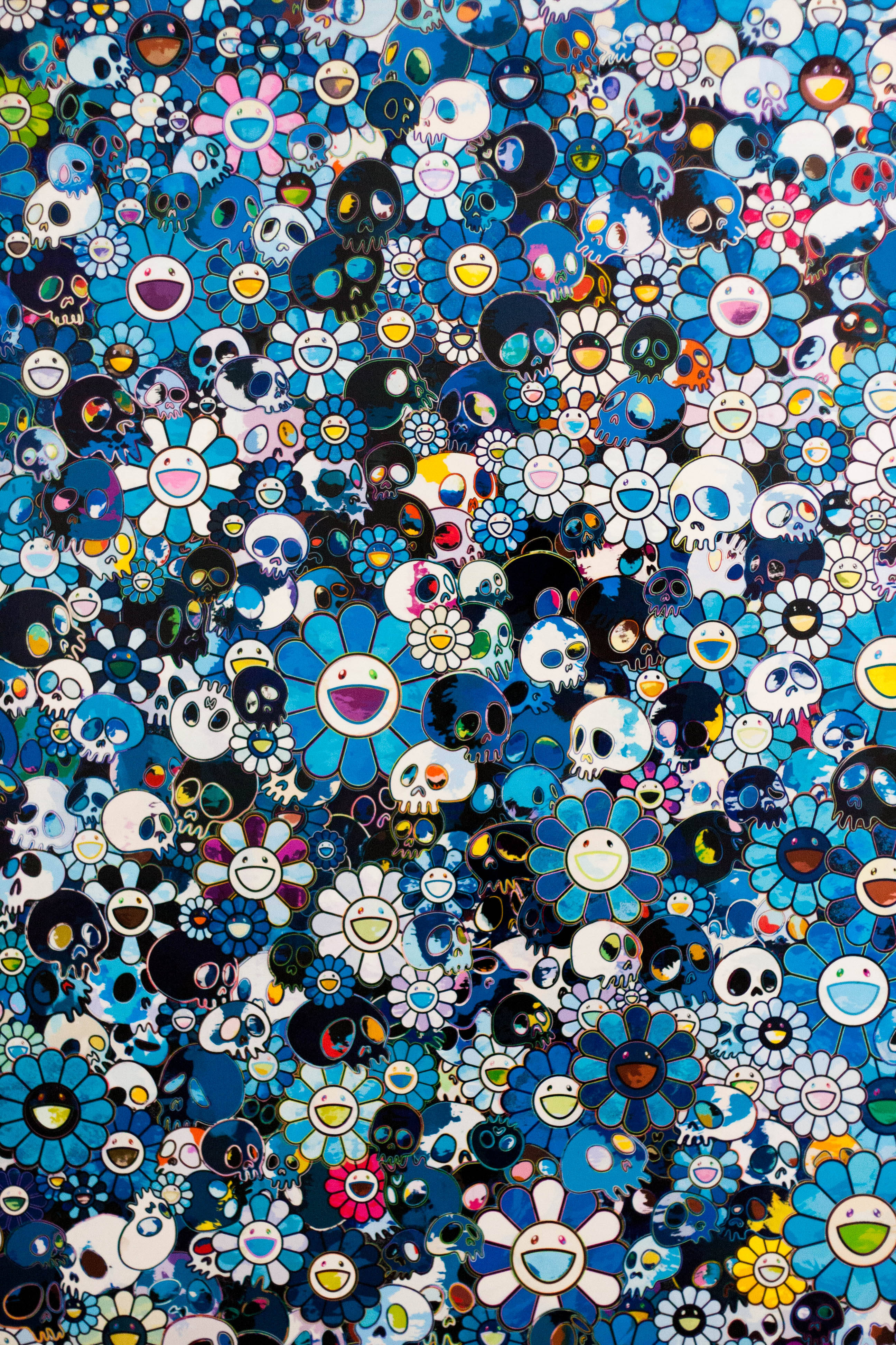Only Blue Takashi Murakami 4K Wallpaper