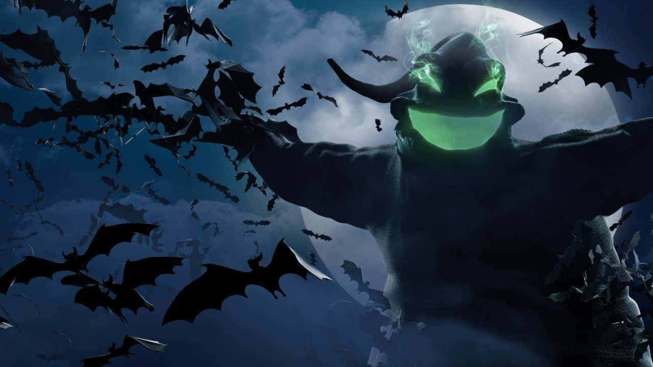 Oogie Boogie Kasama ang mga Paniki Wallpaper