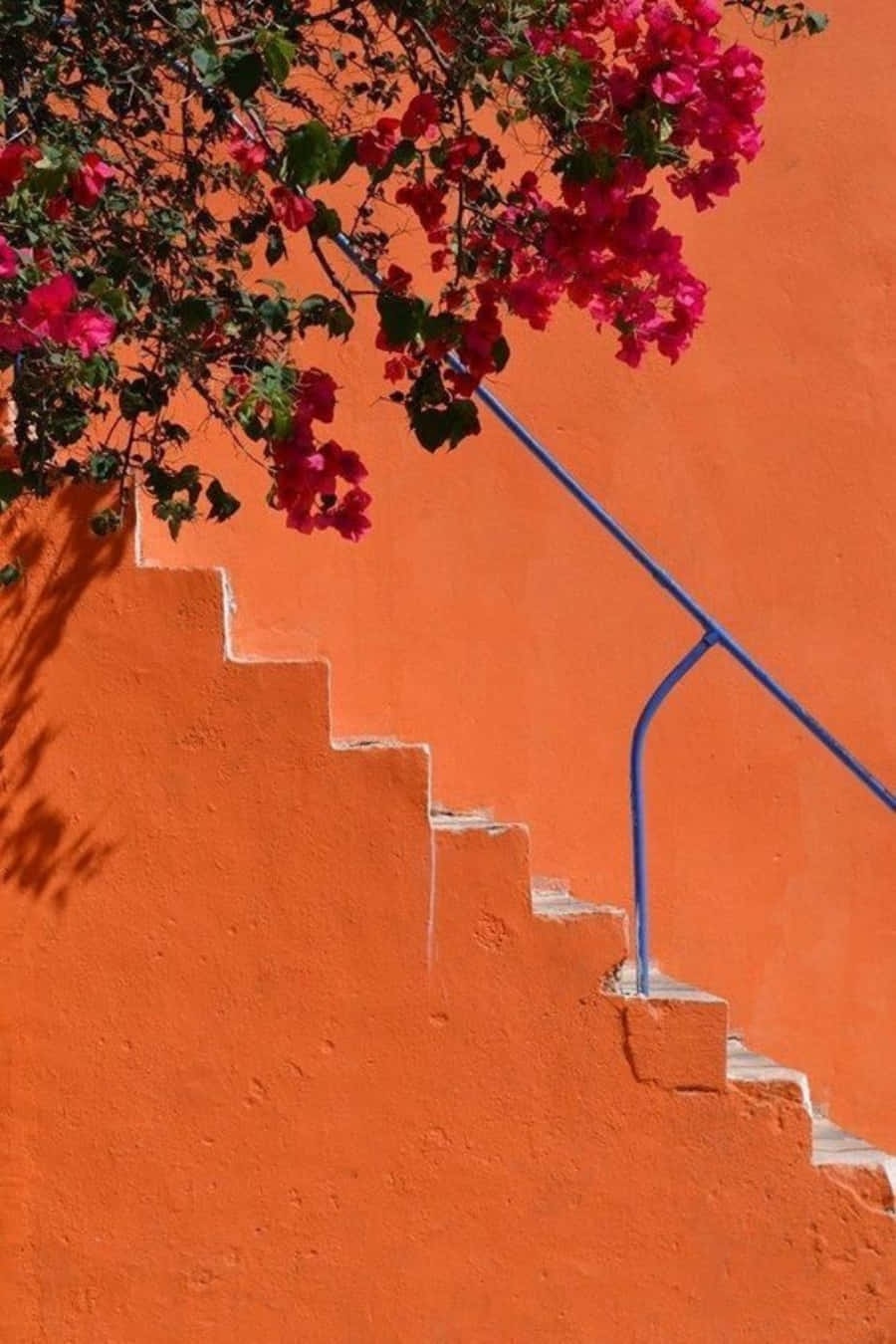 Orange Aesthetic - Isang Makulay na Mundo Wallpaper