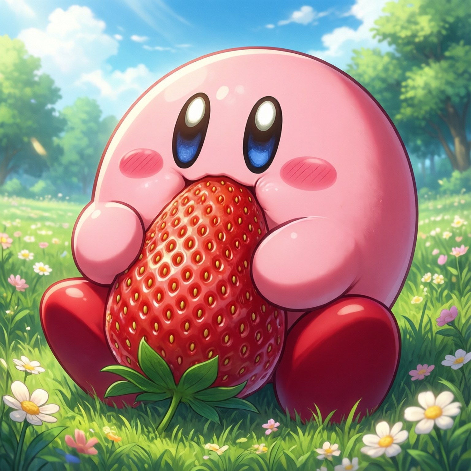 Oras ng Meryenda kasama si Kirby Wallpaper