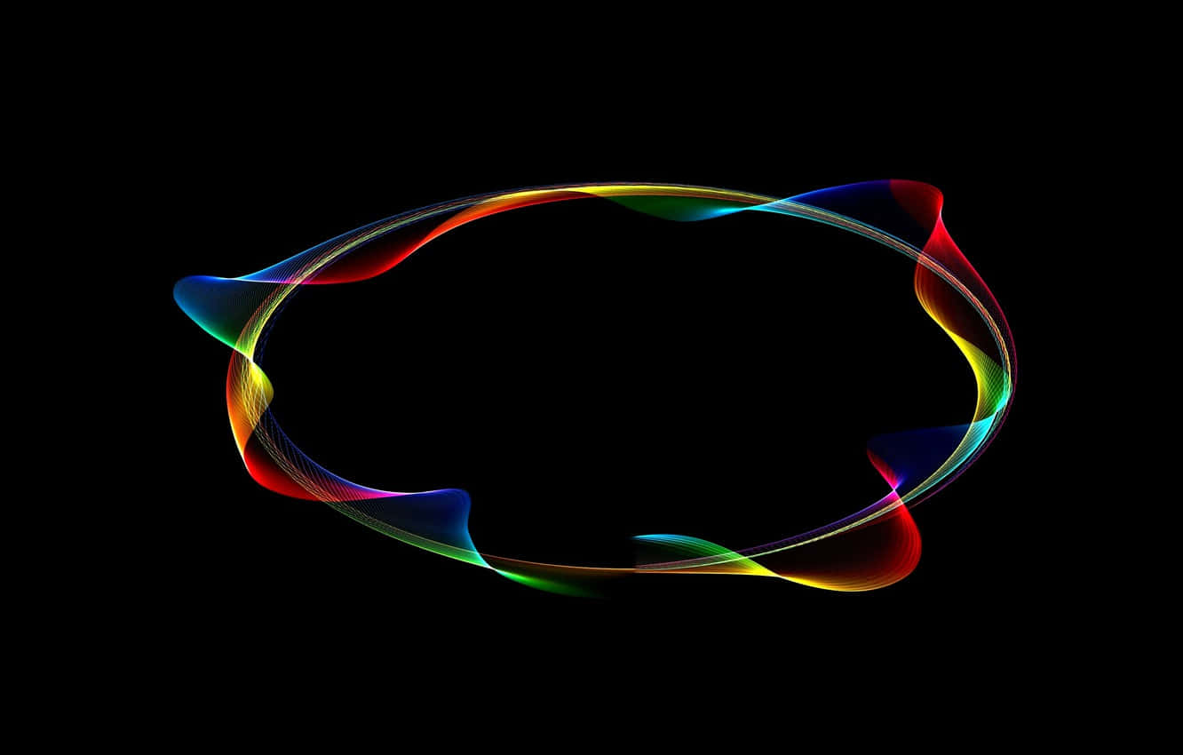 Oval na Bahaghari Wallpaper