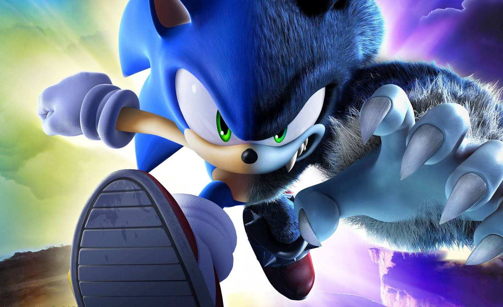 “Pabilisin ito kasama si Sonic the Werehog” Wallpaper