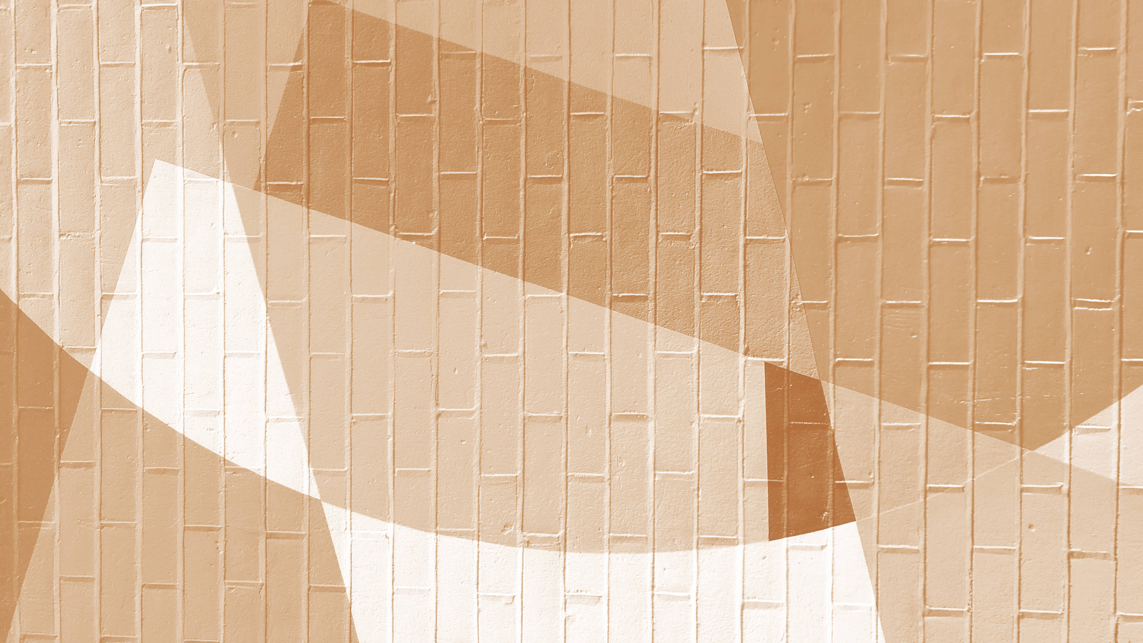 Paderang Brick na May Cream Aesthetic Wallpaper