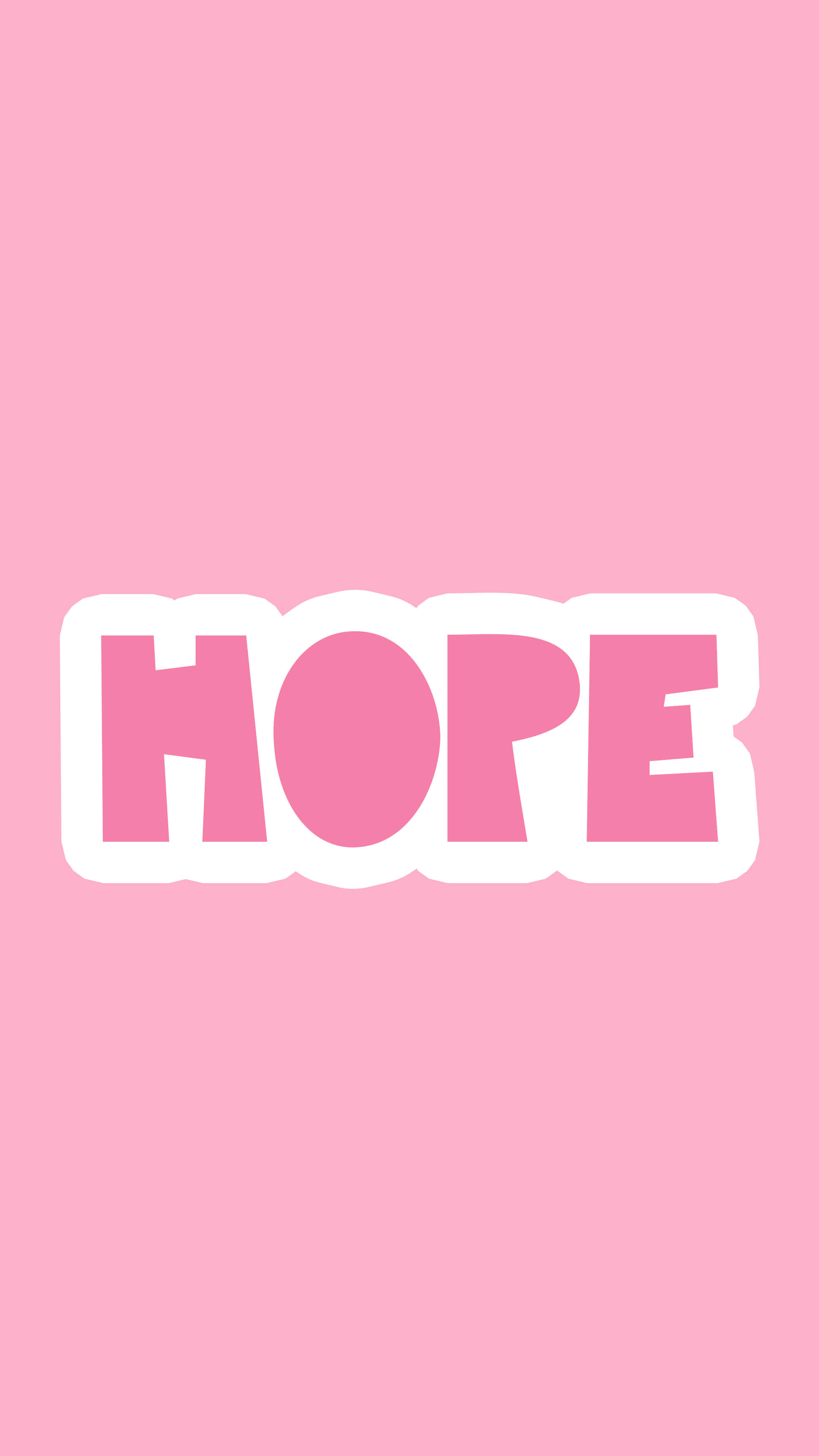 Pag-asa sa Pink na Background Wallpaper