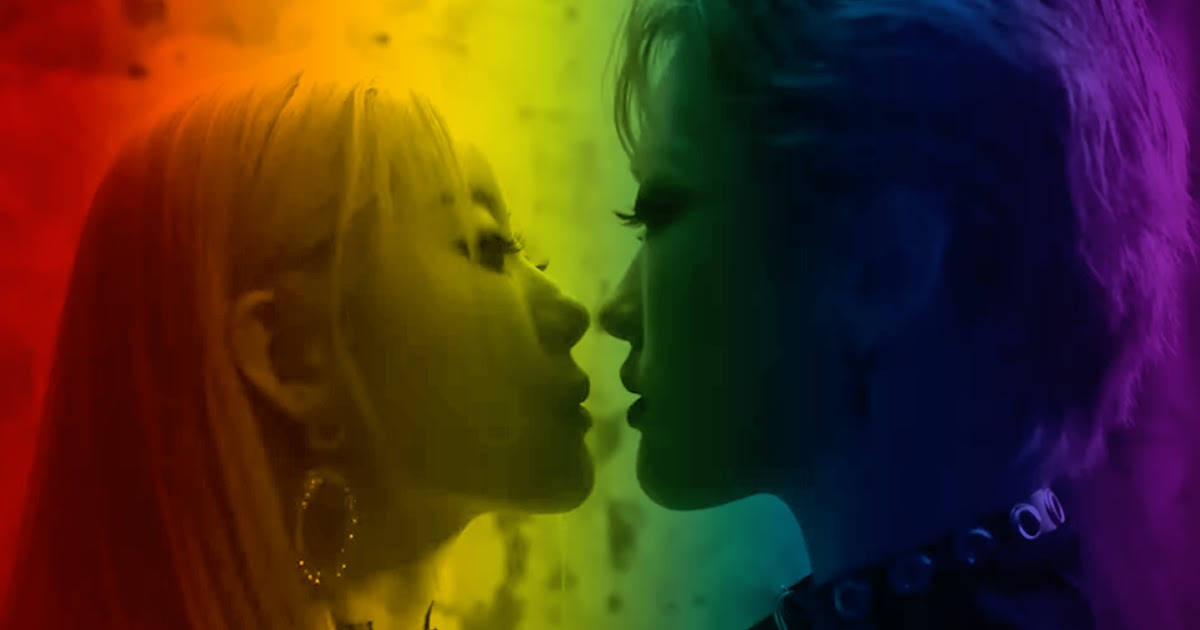 Pag-ibig ay Pag-ibig Magkasintahang Lesbiyana Wallpaper
