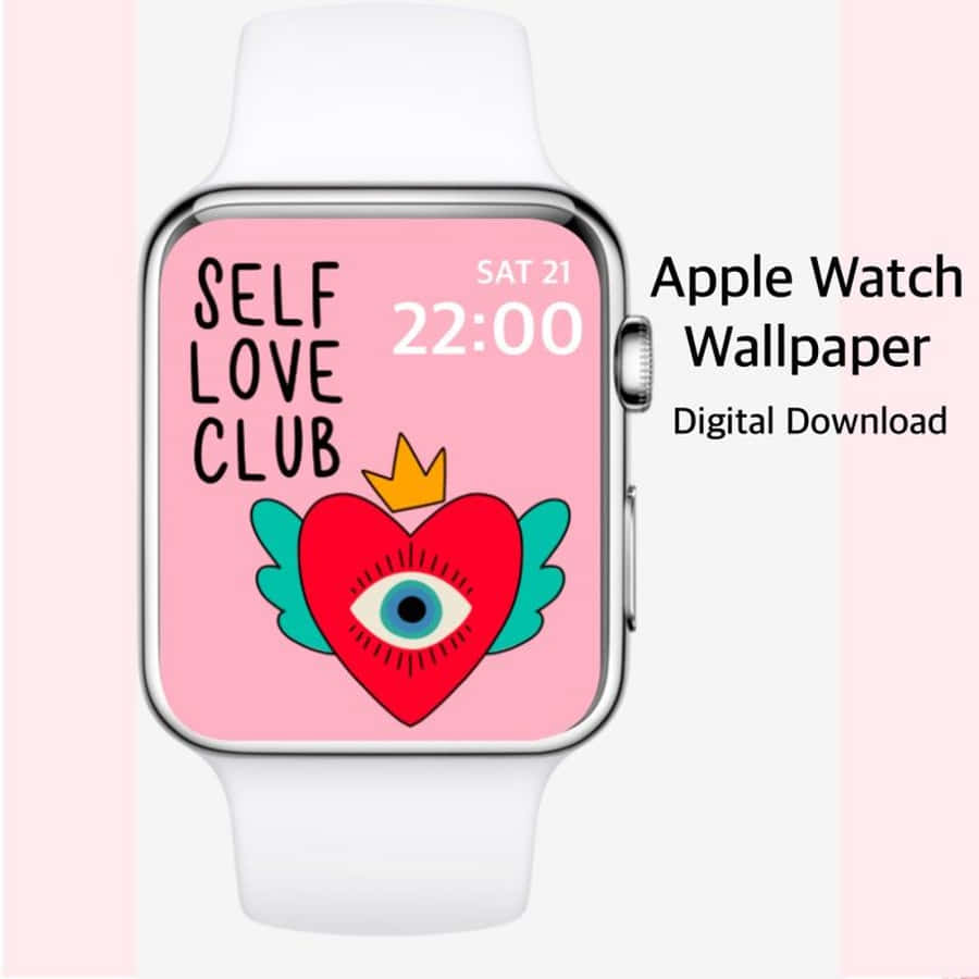 Pag-ibig na Cute na Apple Watch Face Wallpaper