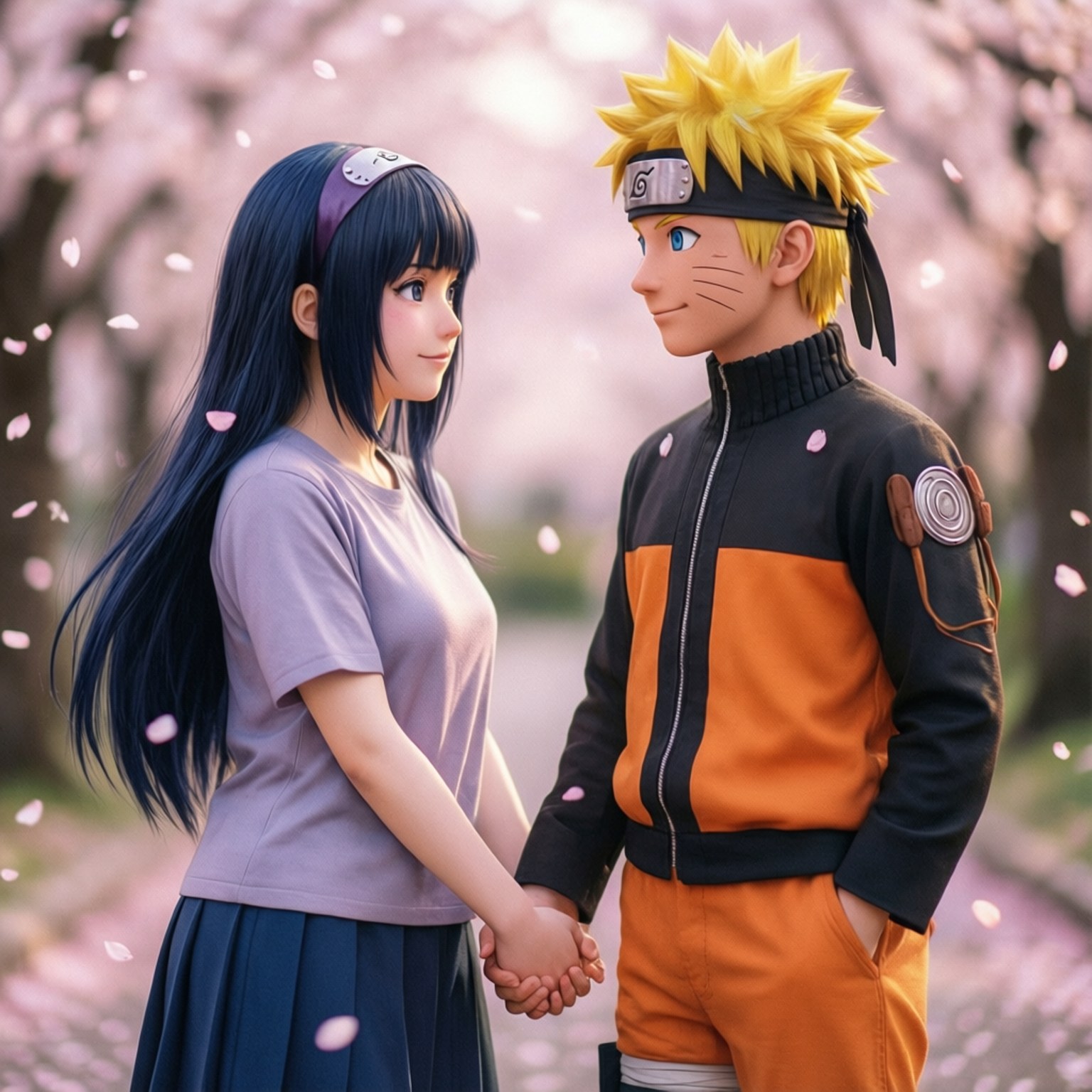 Pag-ibig nina Naruto at Hinata Wallpaper