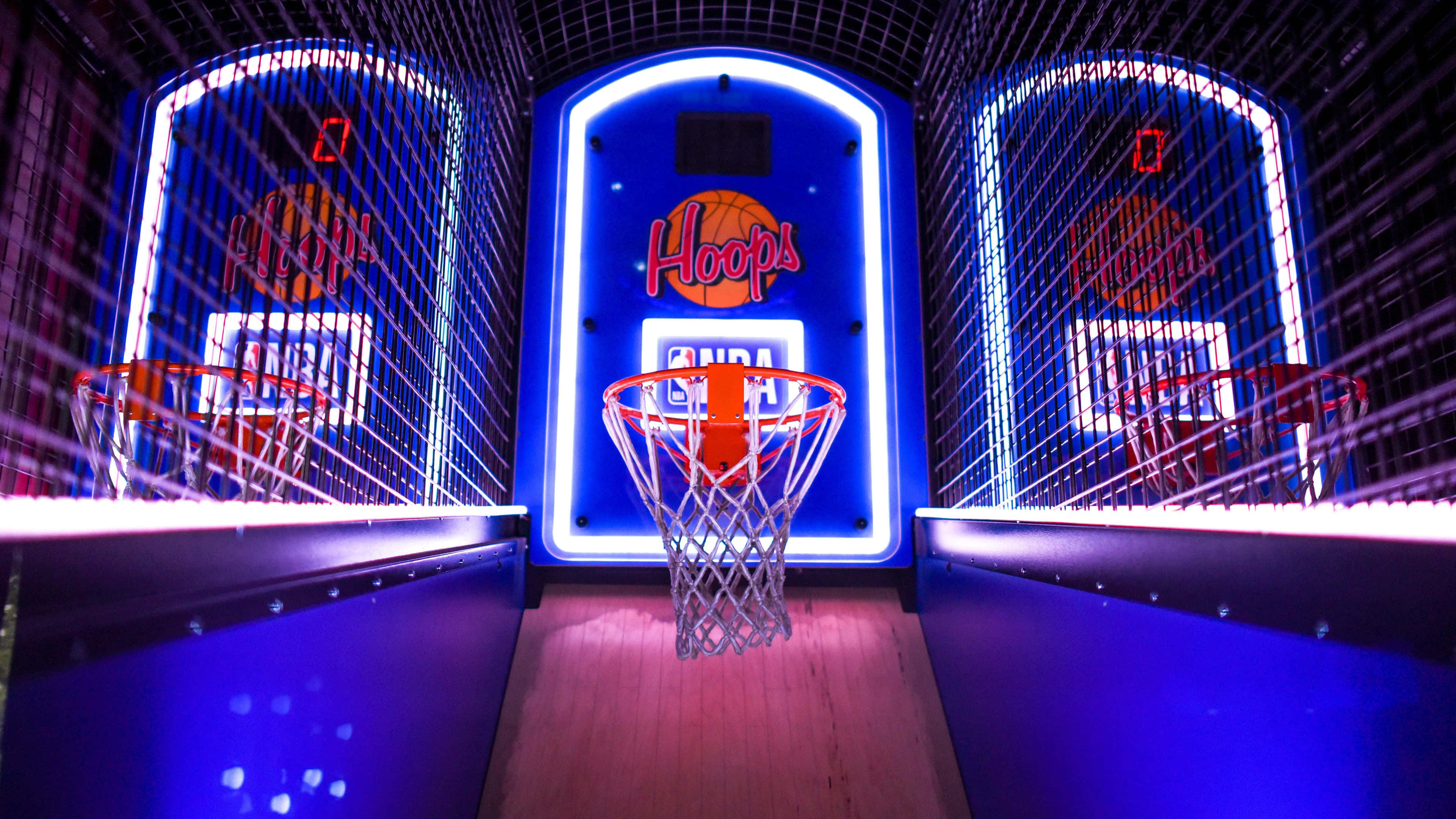 Pagandahin ang iyong laro gamit ang 4K Basketball Background Wallpaper