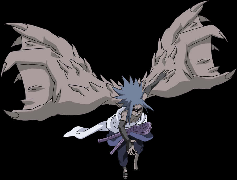 Pagbabagong Anyo ng Selyo ng Sumpa ni Sasuke Uchiha Wallpaper