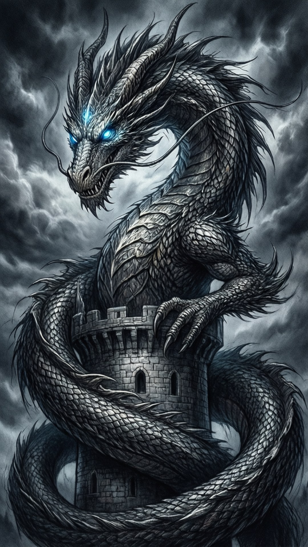 Pagbabantay ng Dragon Wallpaper