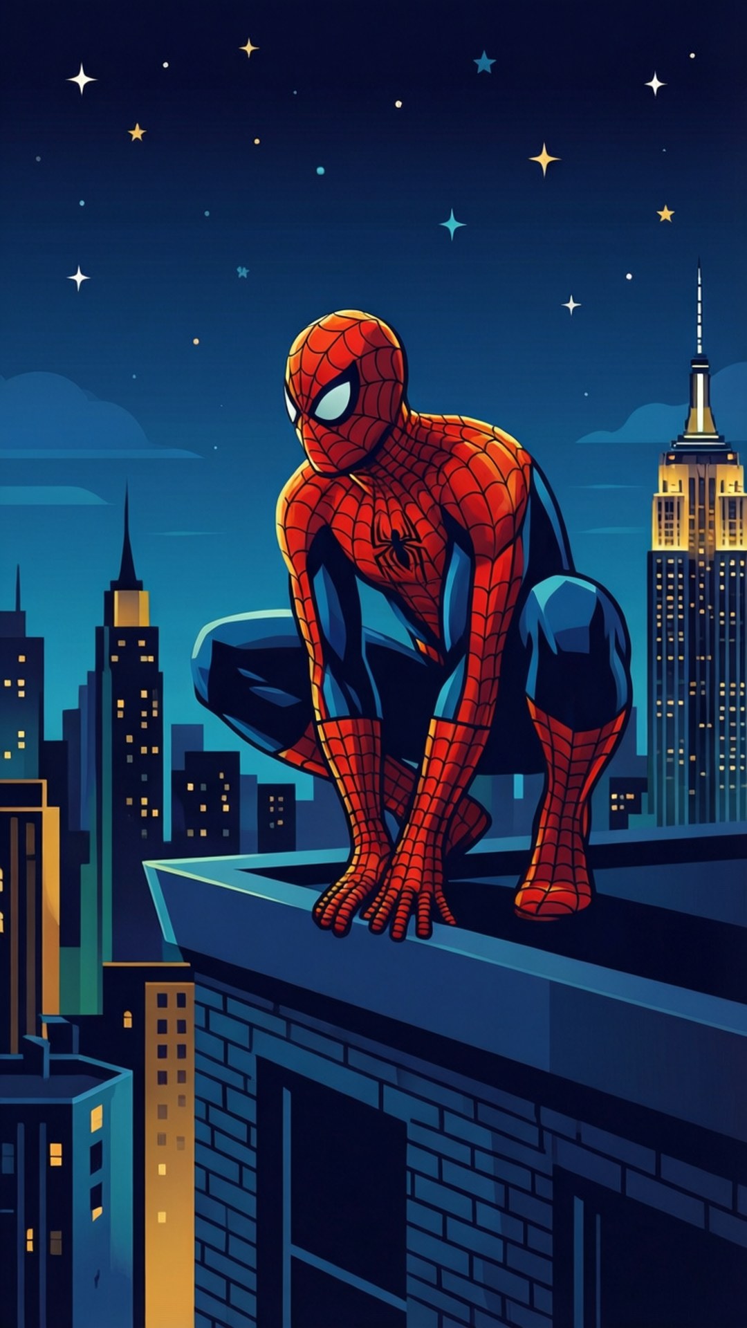 Pagbabantay sa Gabi sa NYC Wallpaper