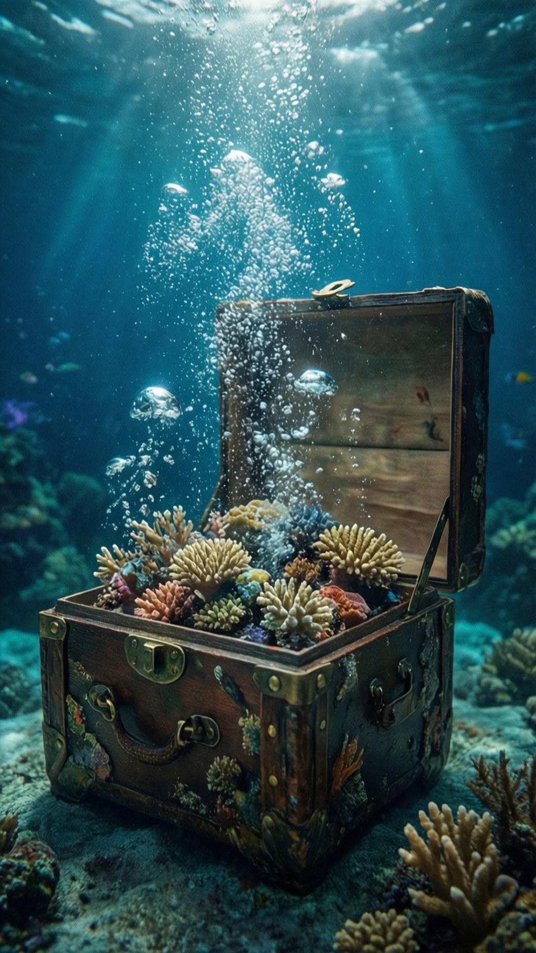Pagbubukas sa Ilalim ng Tubig Wallpaper