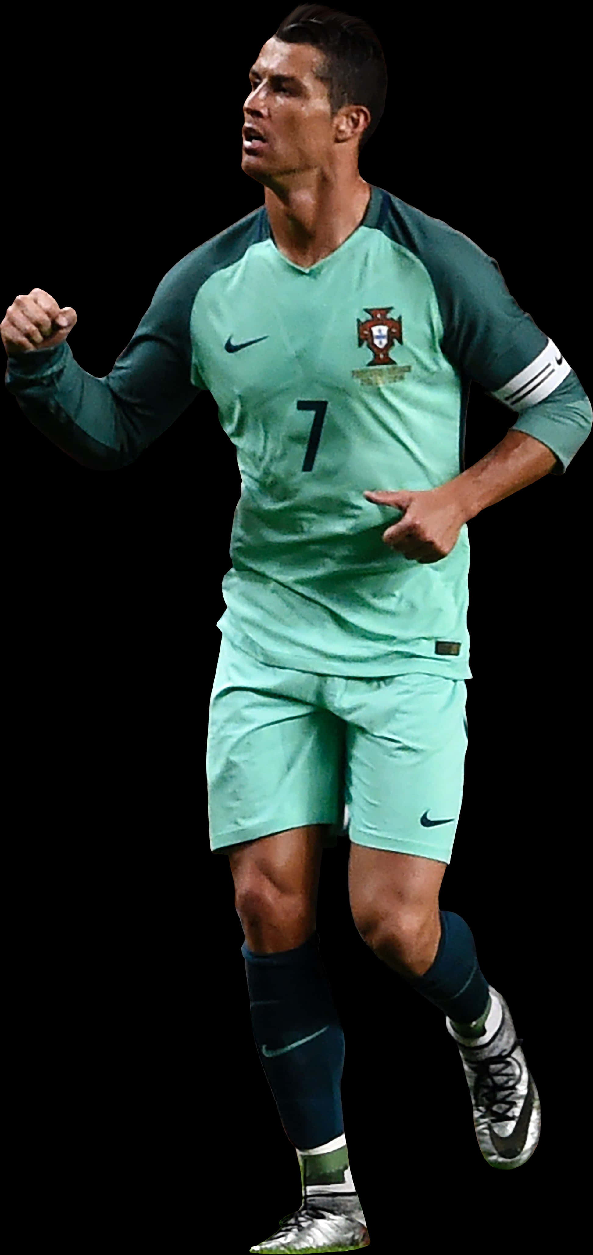 Pagdiriwang ni Cristiano Ronaldo sa Portugal Kit Wallpaper