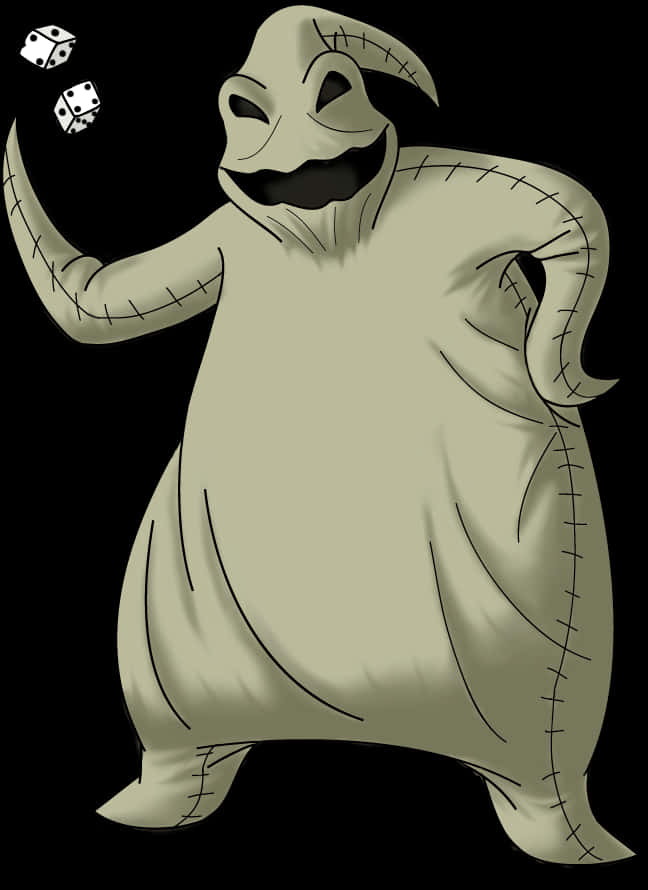 Paghagis ng Dados ni Oogie Boogie Wallpaper