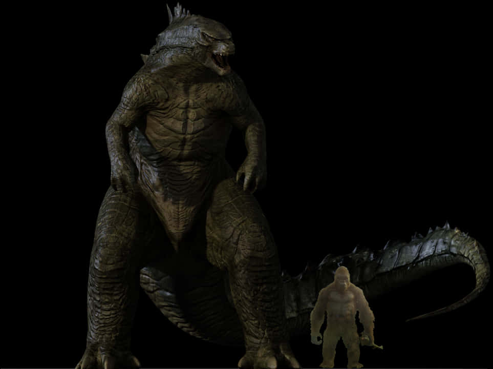 Paghahambing ng Sukat ng Godzilla Wallpaper