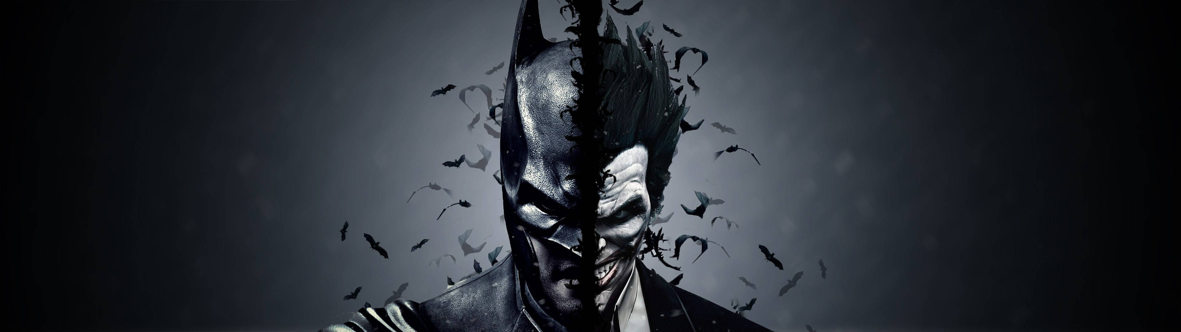 Pagharap ni Batman at Joker Wallpaper