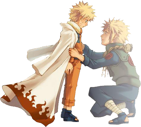Pagkikita ni Naruto sa Kanyang Sariling Hinaharap na Bersyon Wallpaper