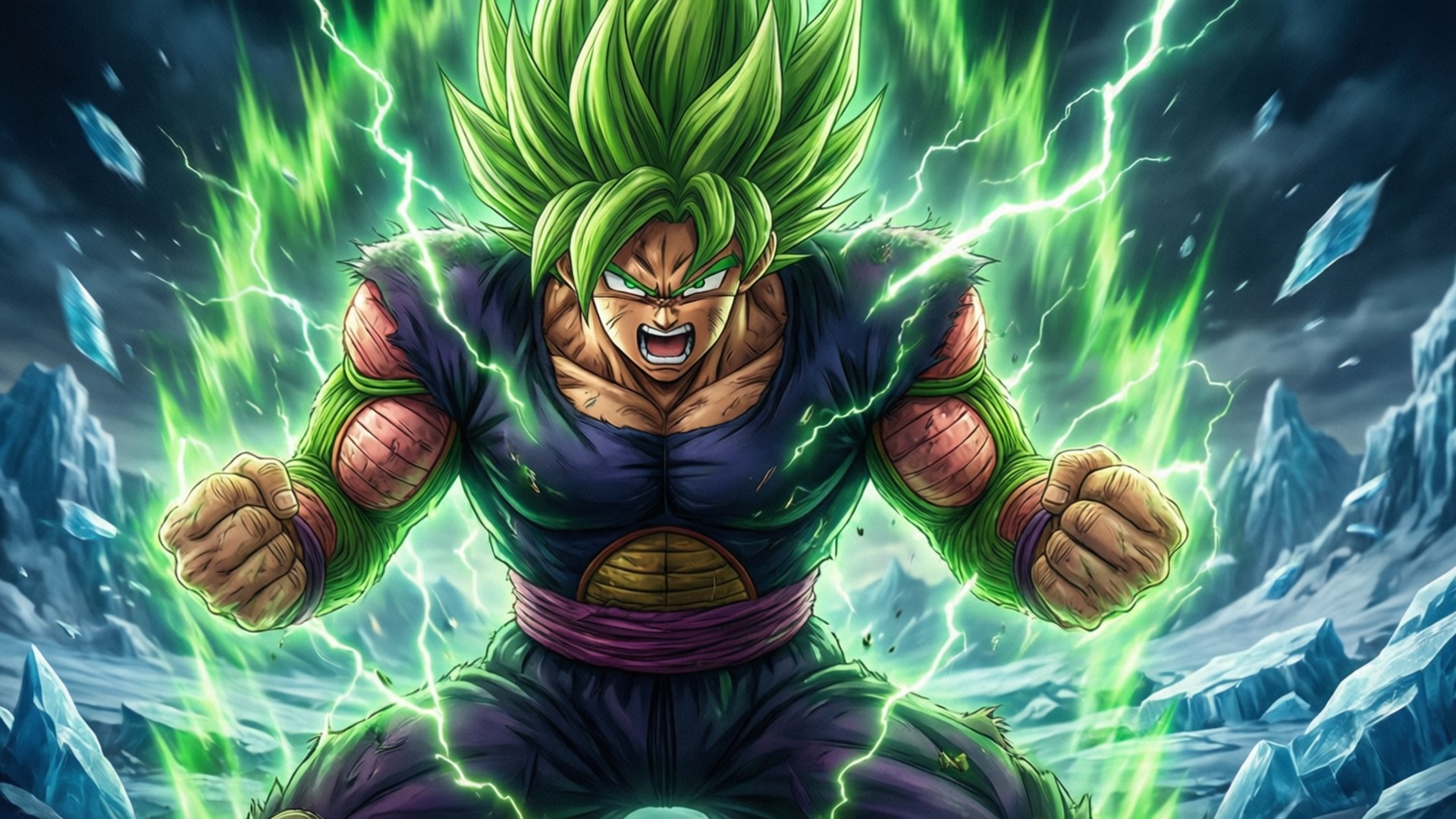 Paglalabas ng Galit ni Broly Wallpaper
