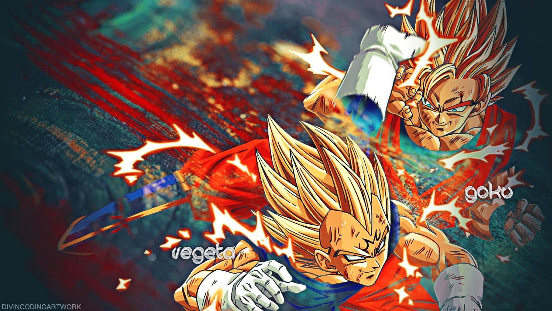 Paglalabas ng isang mapaminsalang Kamehameha Wave. Wallpaper