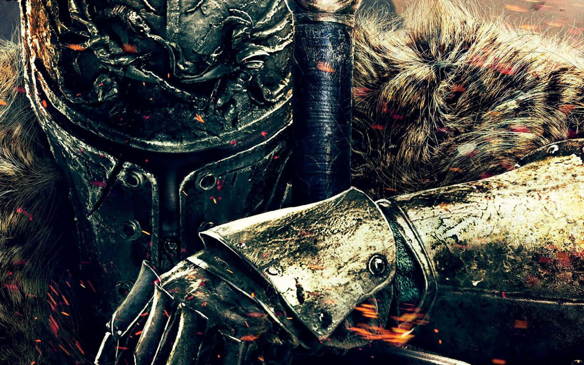 Paglalakbay ng Bayani - Isang Pakikipagsapalaran sa Dark Souls Wallpaper