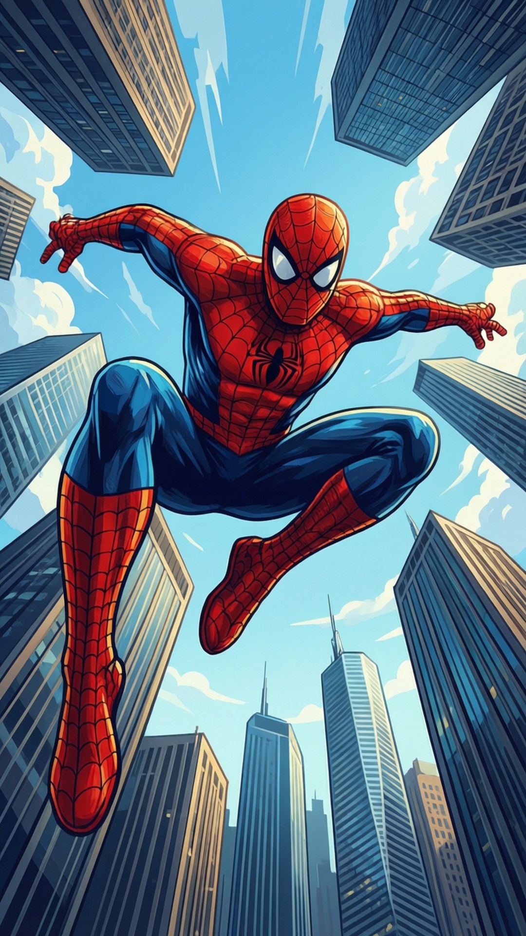 Paglukso mula sa Skyscraper Wallpaper