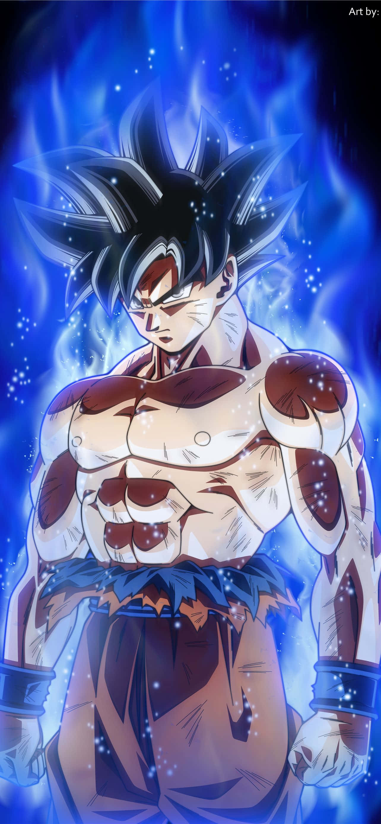 Pagpapakawala ng kapangyarihan ng Ultra Instinct Wallpaper